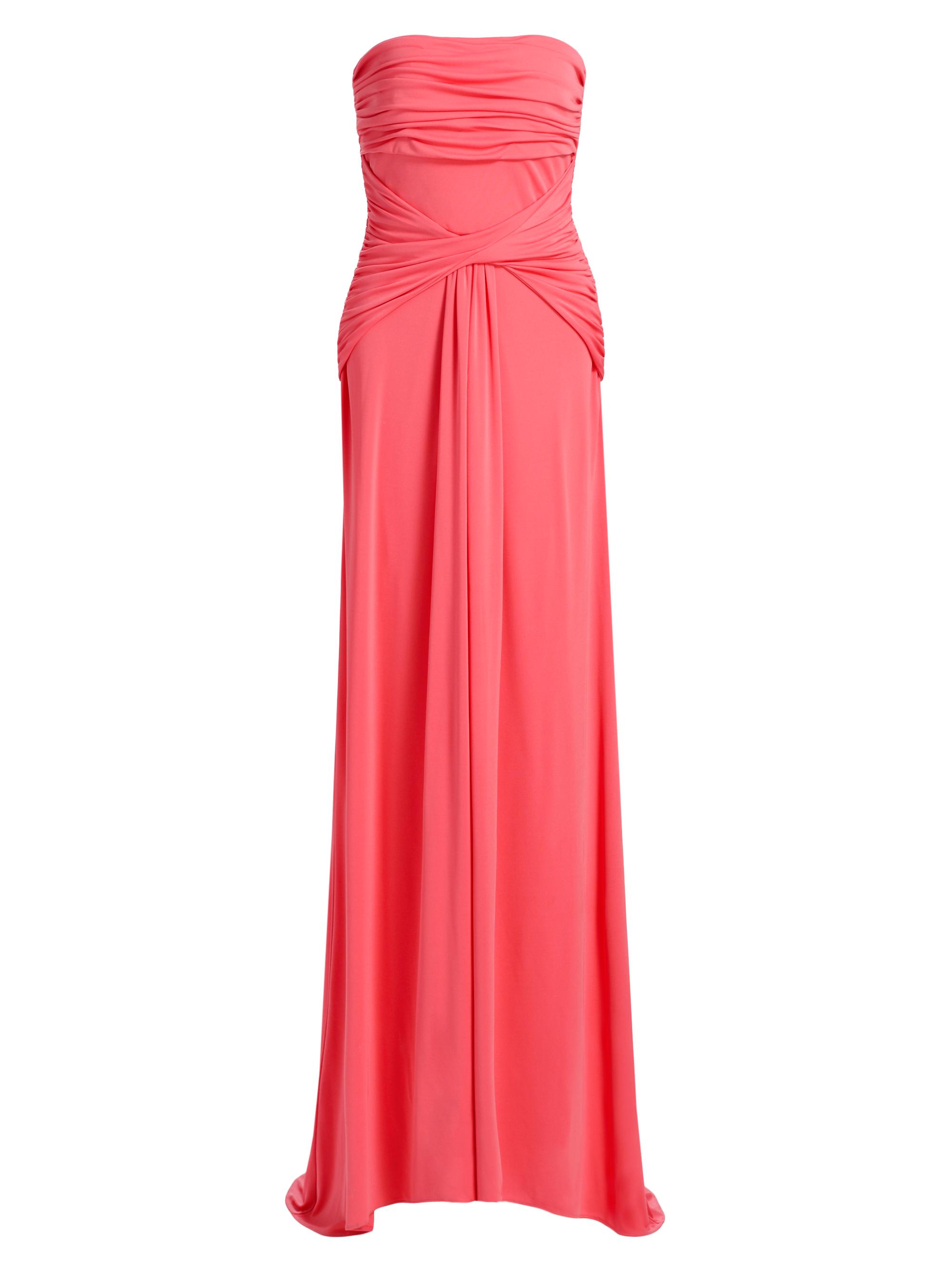 Cinq à Sept Women's Olena Strapless Draped Gown - Sunset Blush