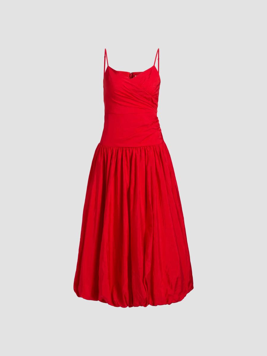 Cinq à Sept Fia Bubble Hem Midi-Dress | Saks Fifth Avenue