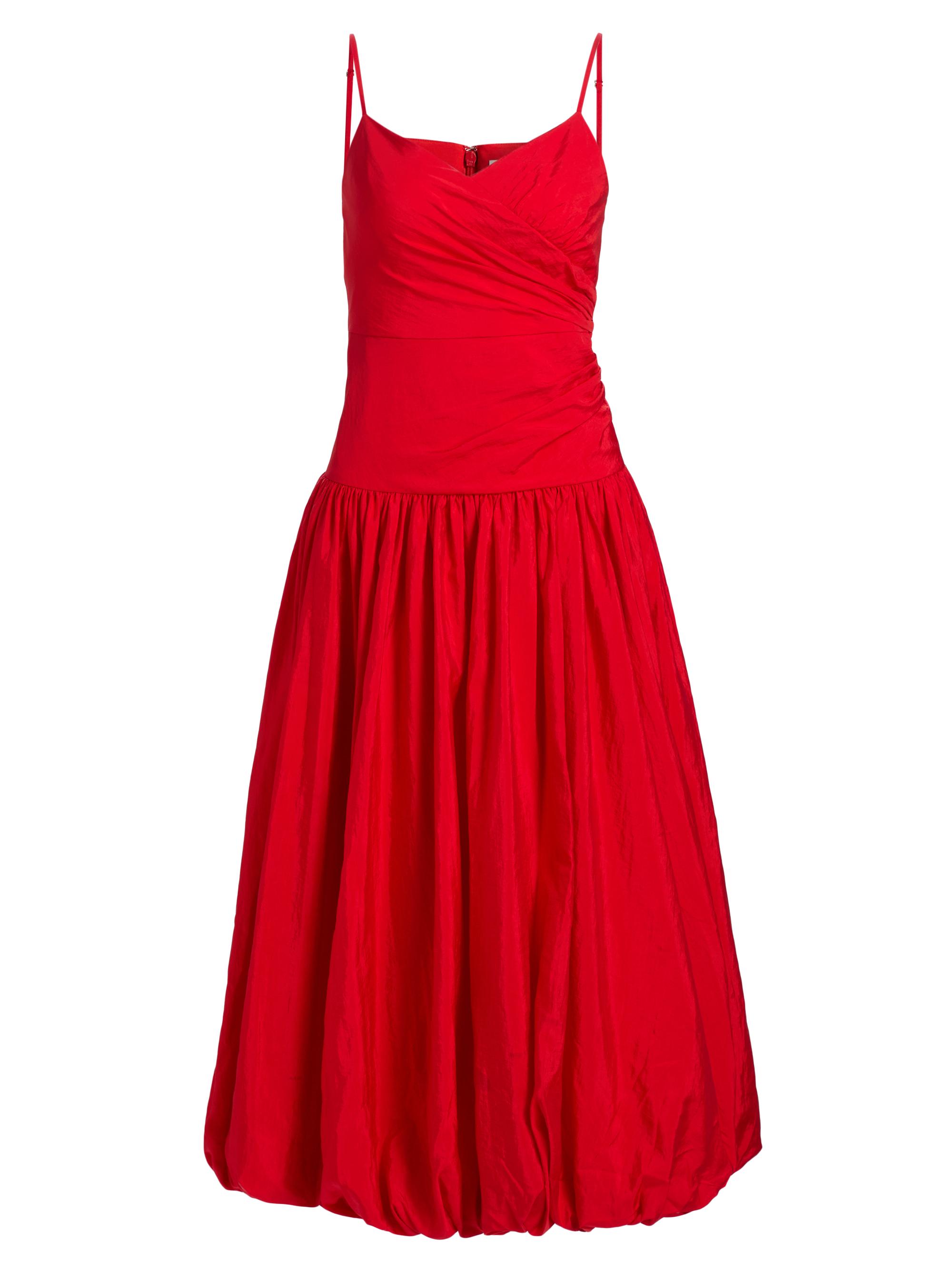 Cinq à Sept Women's Fia Bubble Hem Midi-Dress - Goji Berry