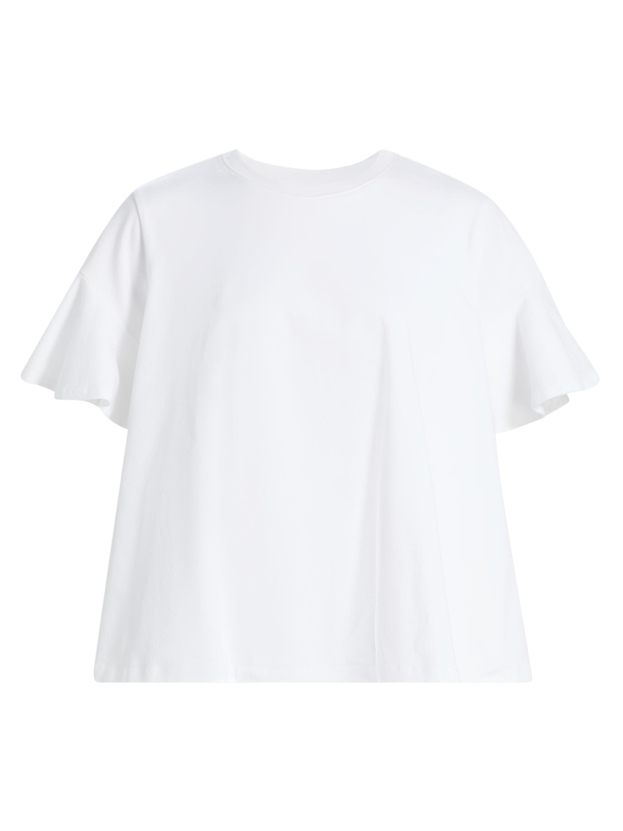 Cinq à Sept Merci Crystal-Embellished Stretch-Cotton T-Shirt