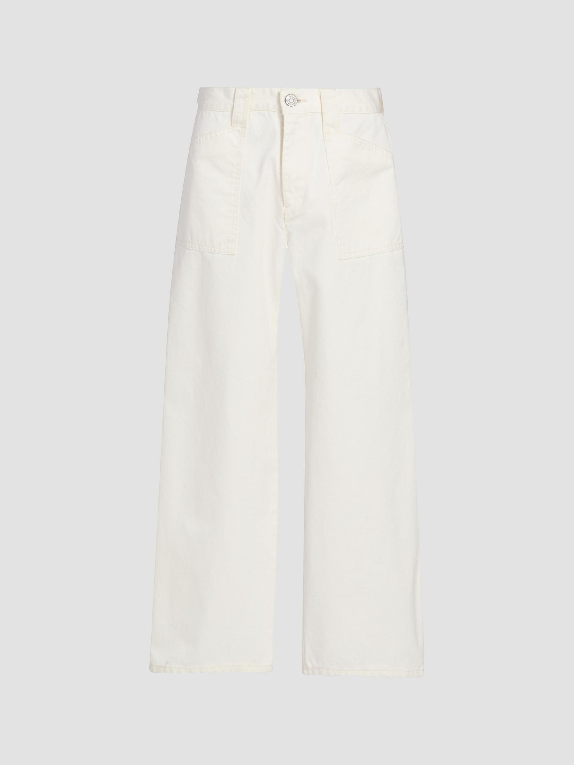 Farm Rio Belted Wide-Leg Twill Pants | Saks Fifth Avenue display picture 1