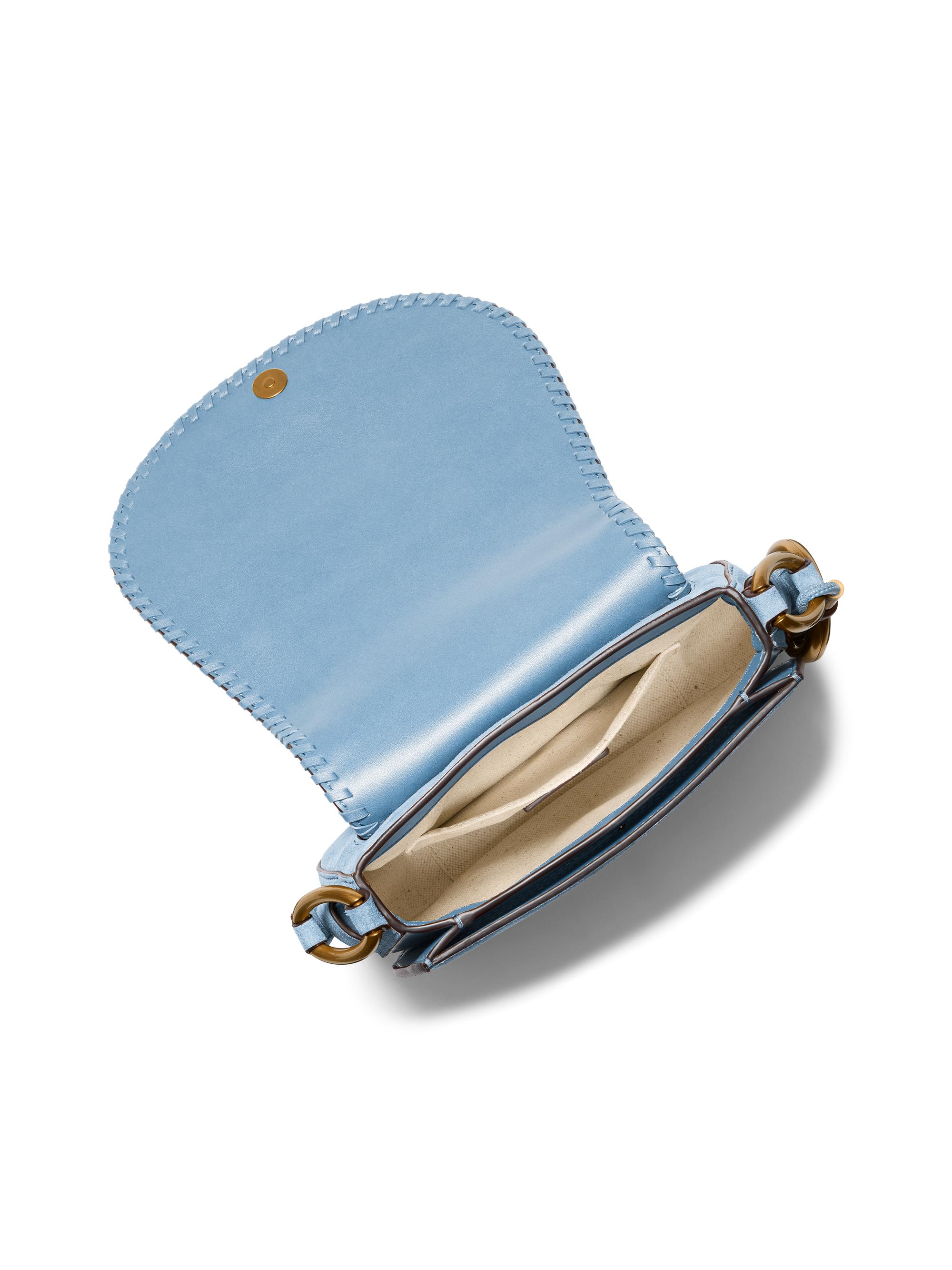 MICHAEL Michael Kors Josie Medium Suede Saddle Bag | Saks Fifth Avenue