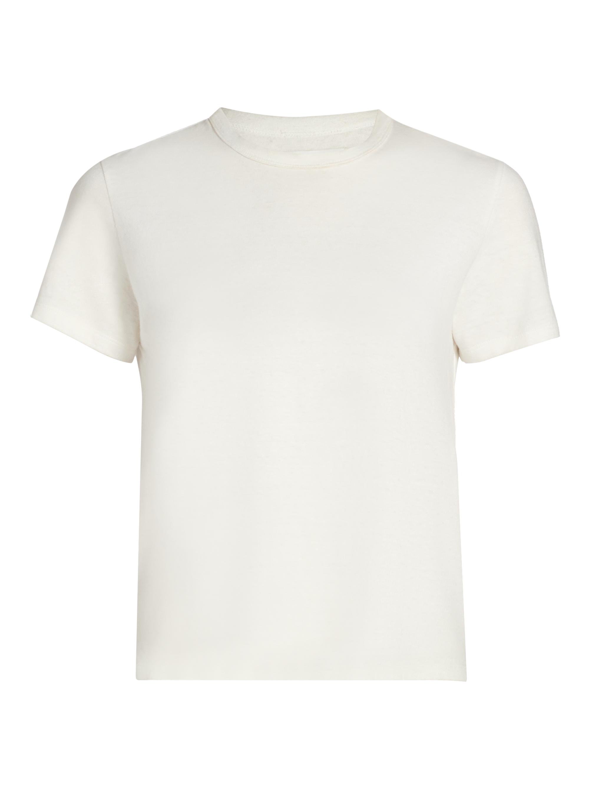 Moussy Vintage Women's Basic Crewneck Cotton T-Shirt - White | Thumbnail 8