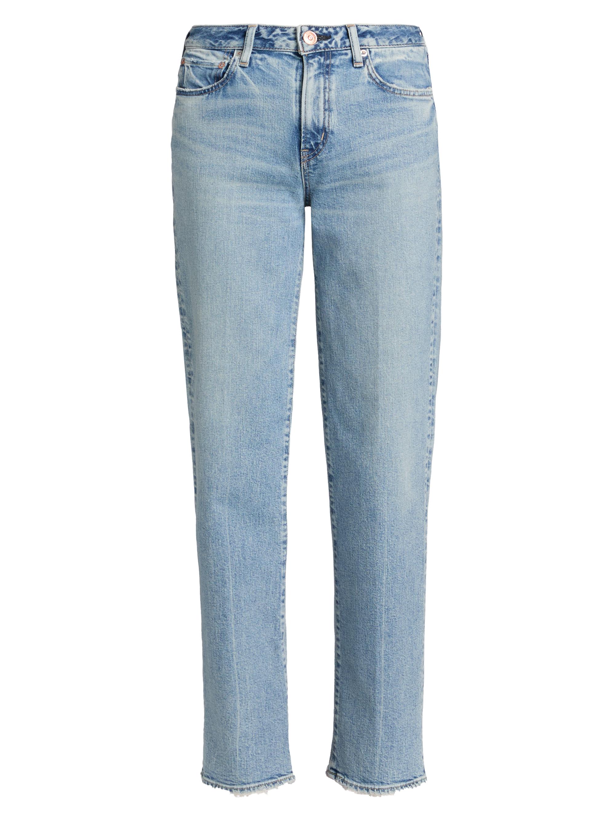 Moussy Vintage Women's Kingston Tailored Straight-Leg Jeans - Light Blue