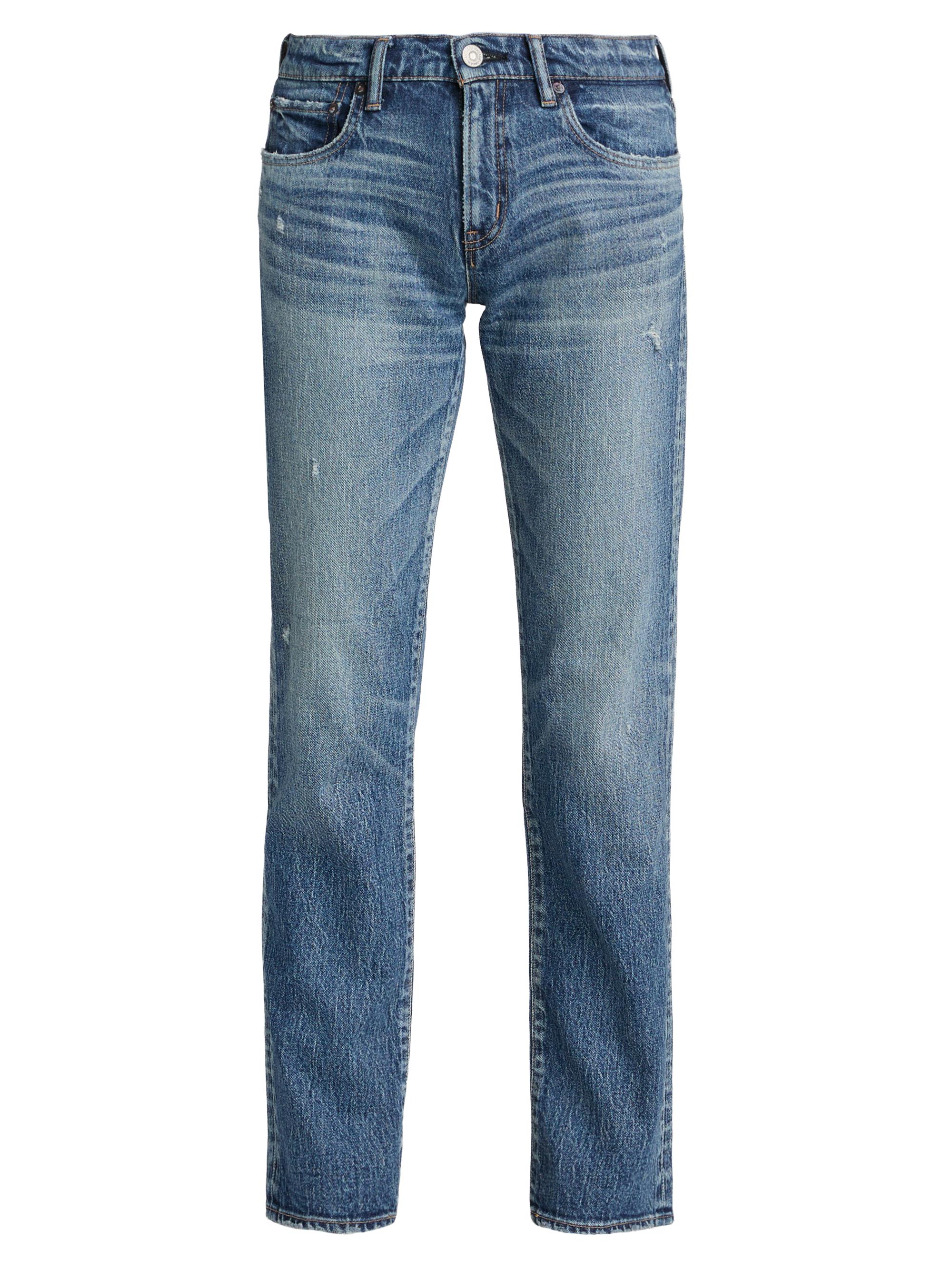 Moussy Vintage Women's Mallard Slim-Fit Straight-Leg Jeans - Blue