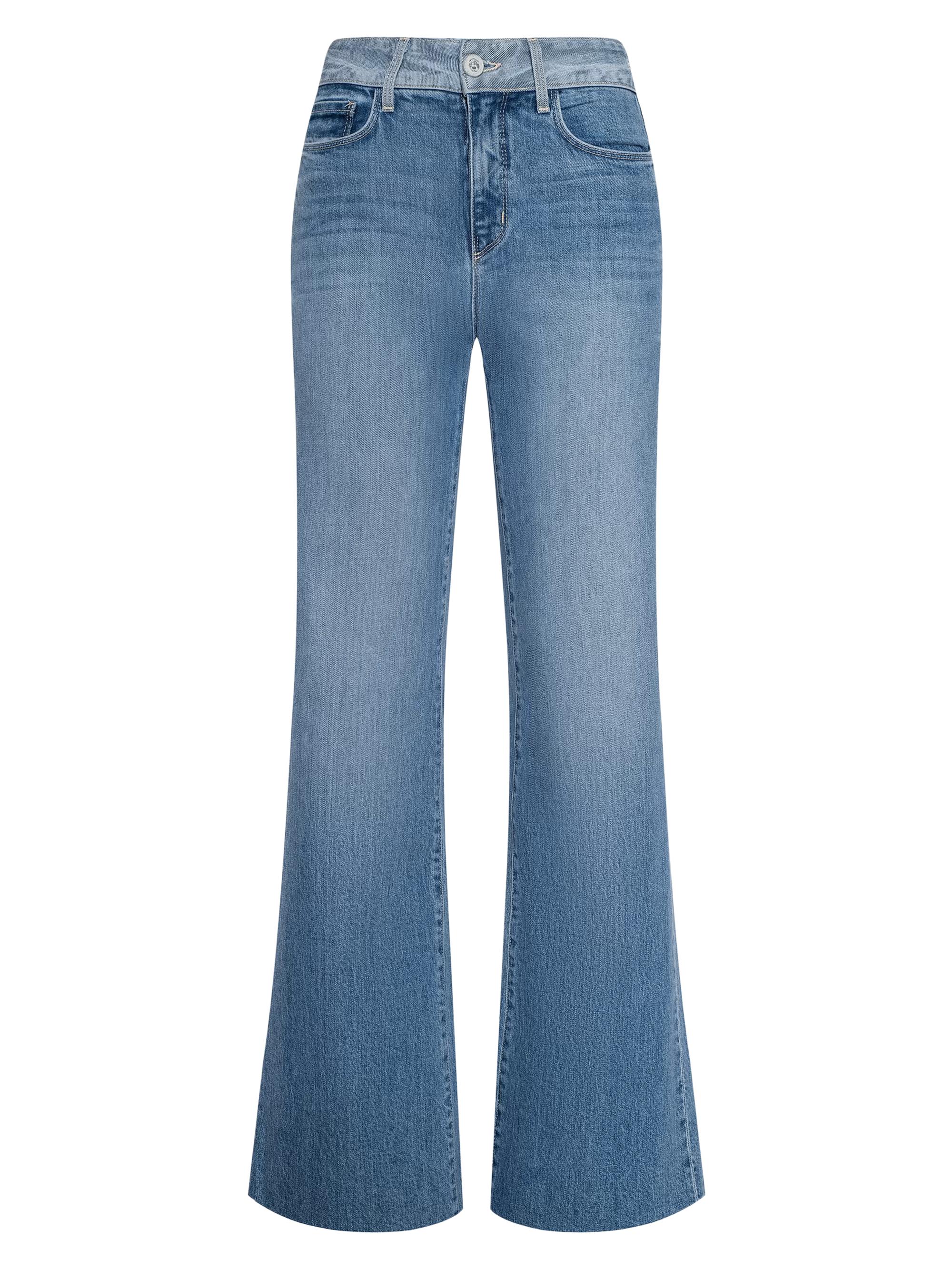 L'AGENCE Women's Louane Ultra High-Rise Wide-Leg Flare Jeans - Bexley