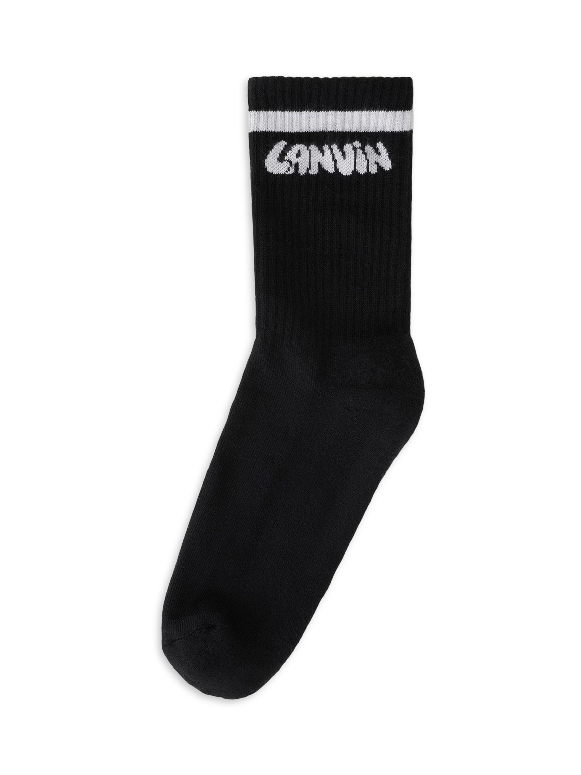 Lanvin Men's Cotton Socks - Black