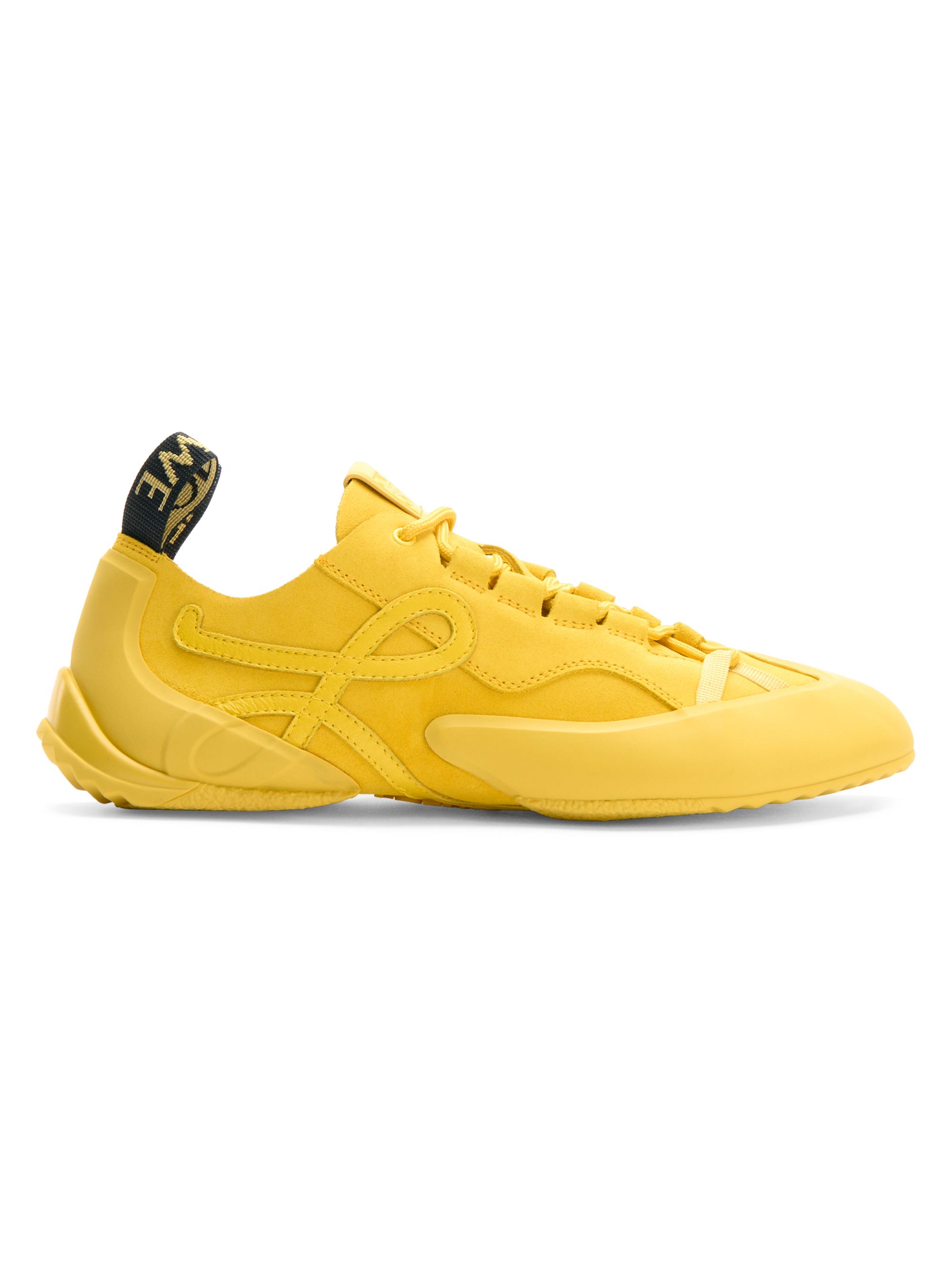 LOEWE Women's Grip Logo Leather Low-Top Sneakers - Yellow Sunshine