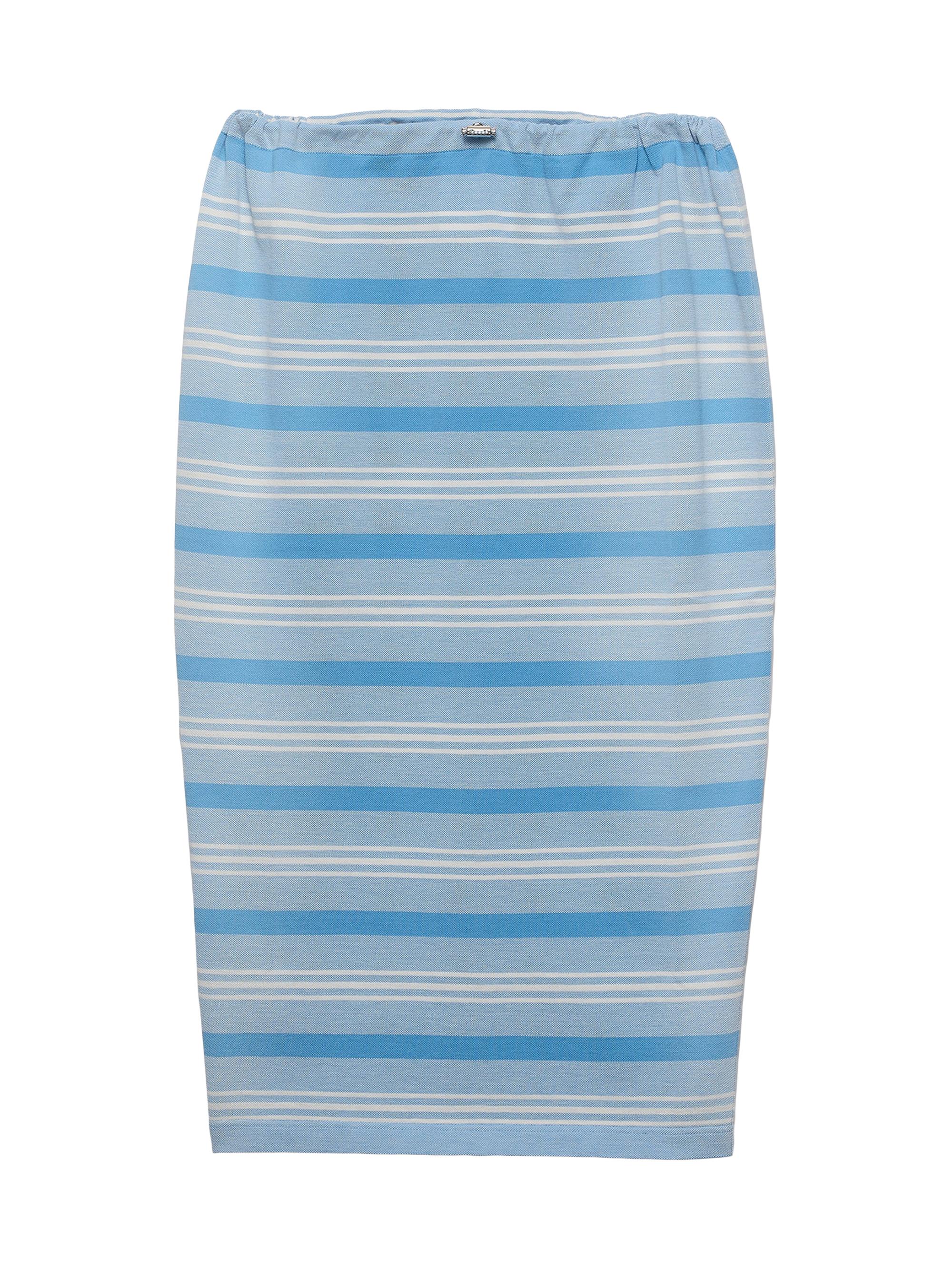 Bayadere Print Pique Skirt