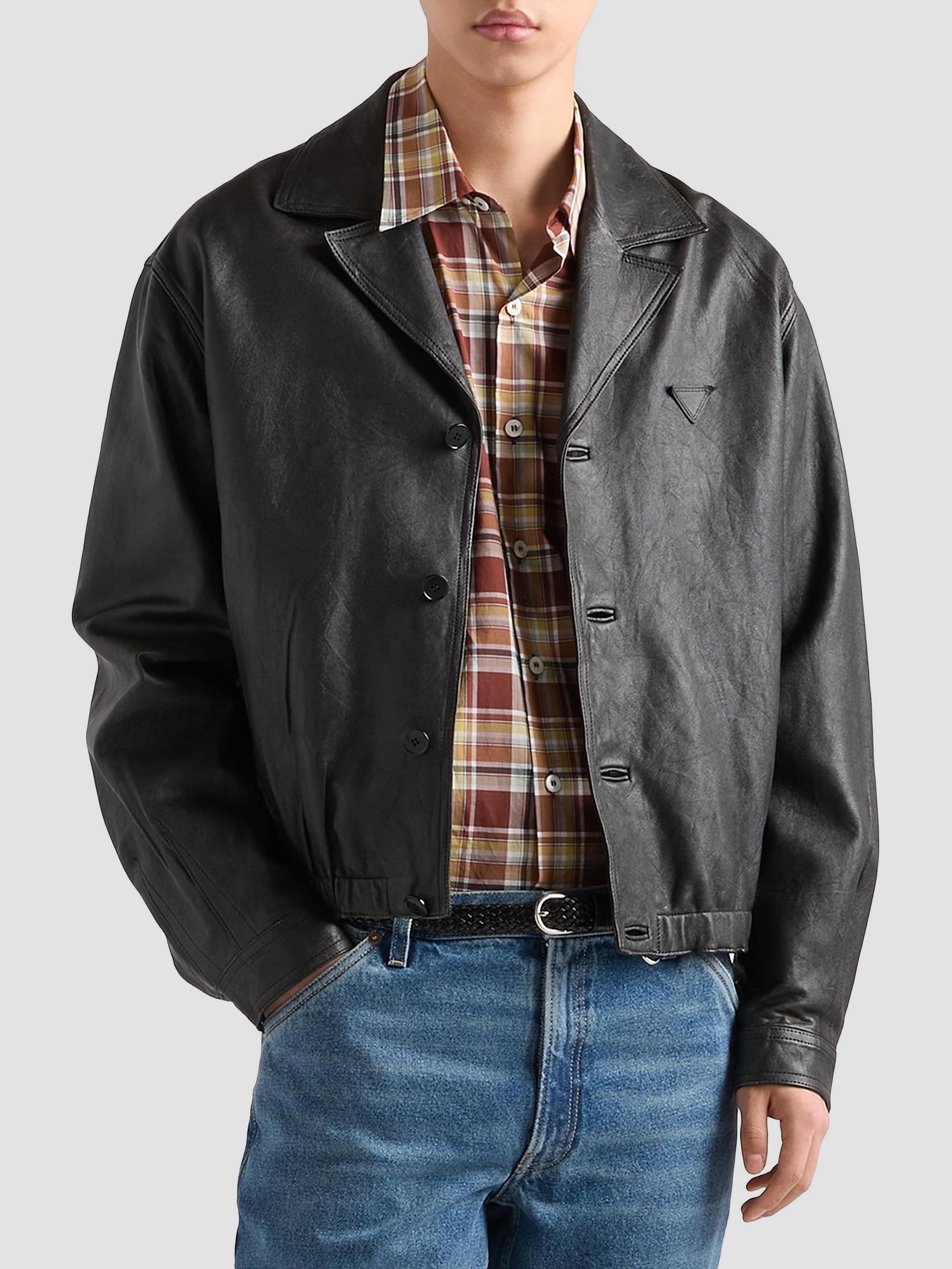 Prada Nappa Leather Jacket | Saks Fifth Avenue