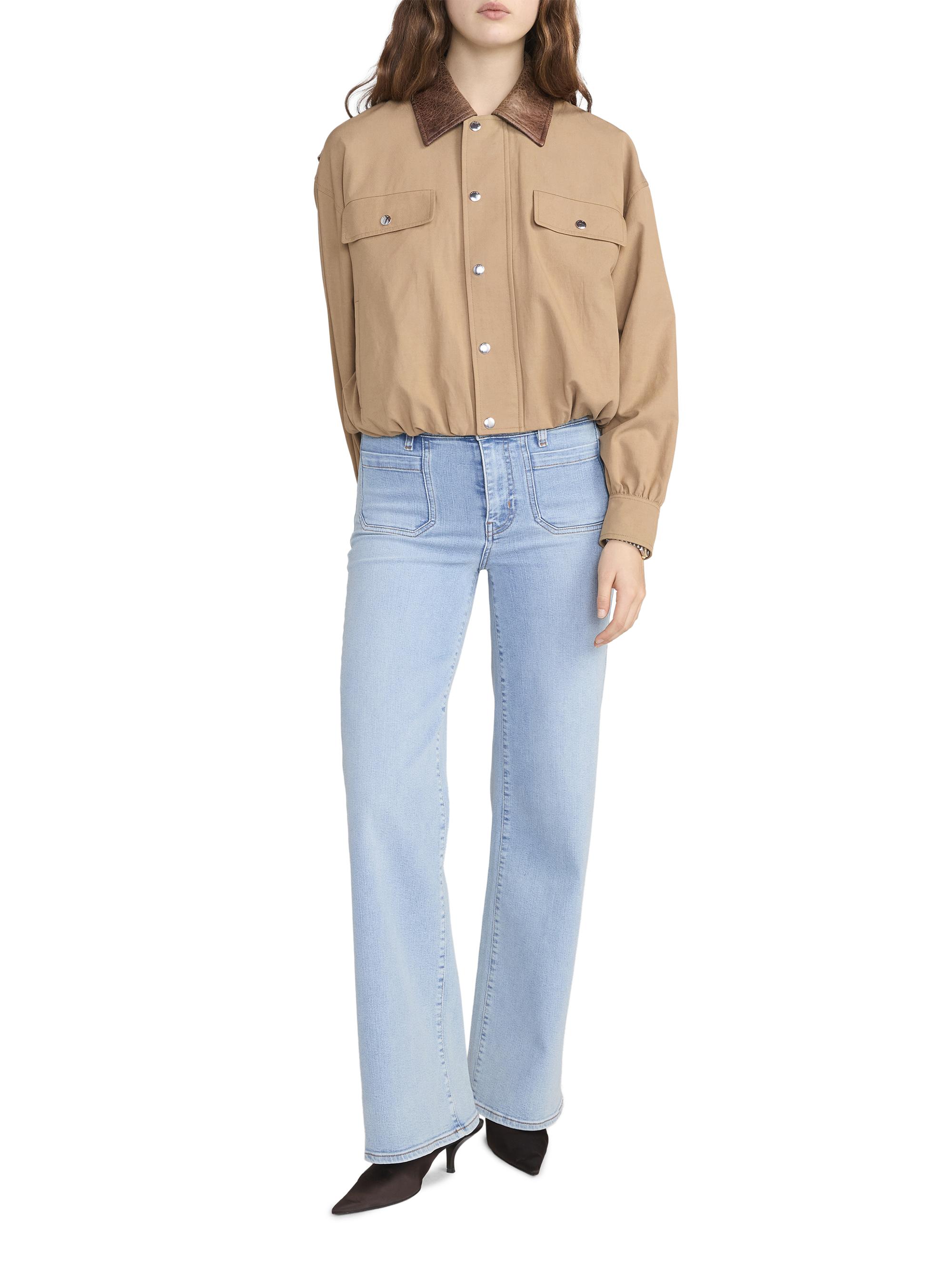 FRAME Women's Le Slim Palazzo Modernist Jeans - Tribute