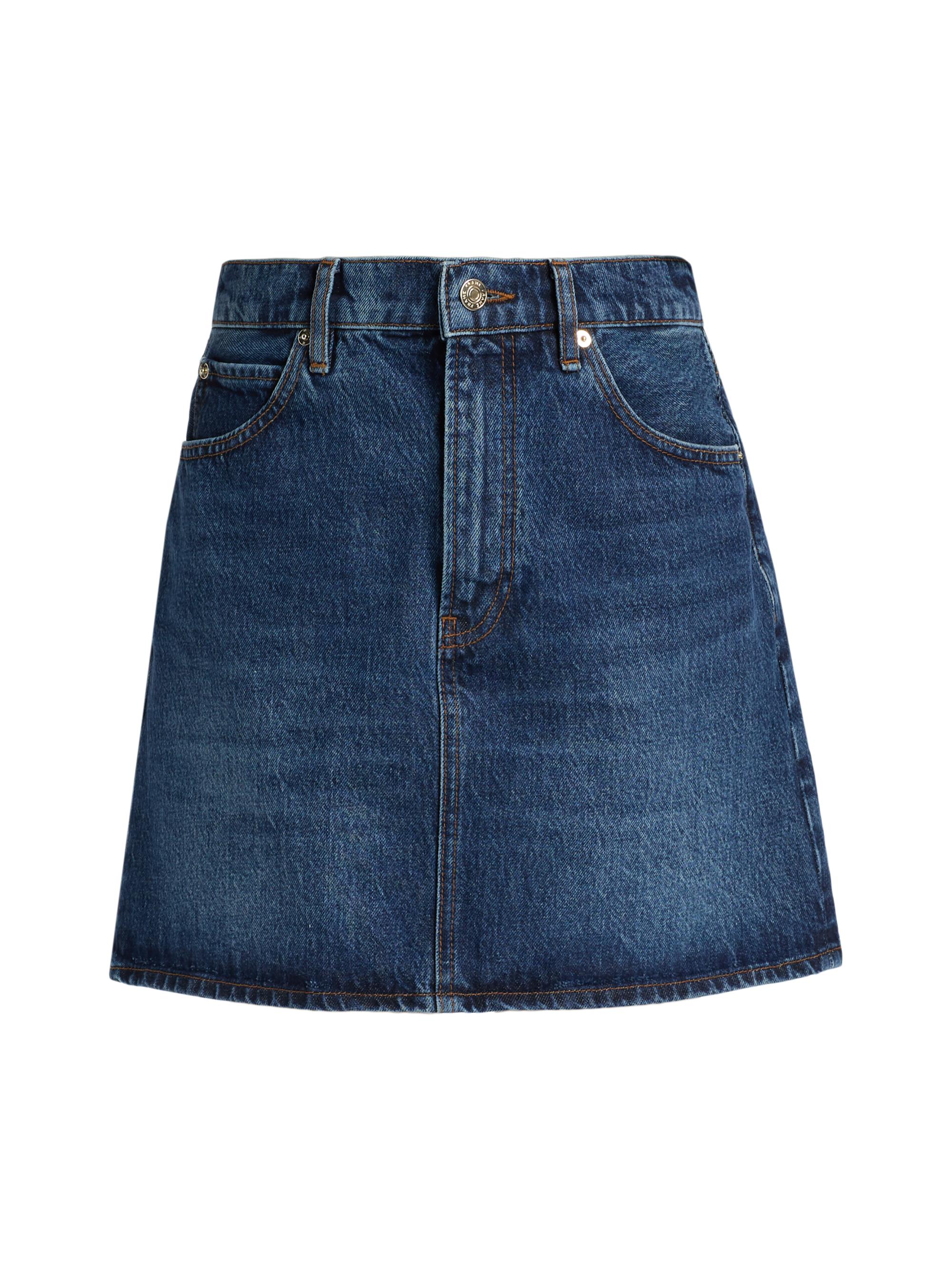 FRAME Women's High Denim Miniskirt - Acumen
