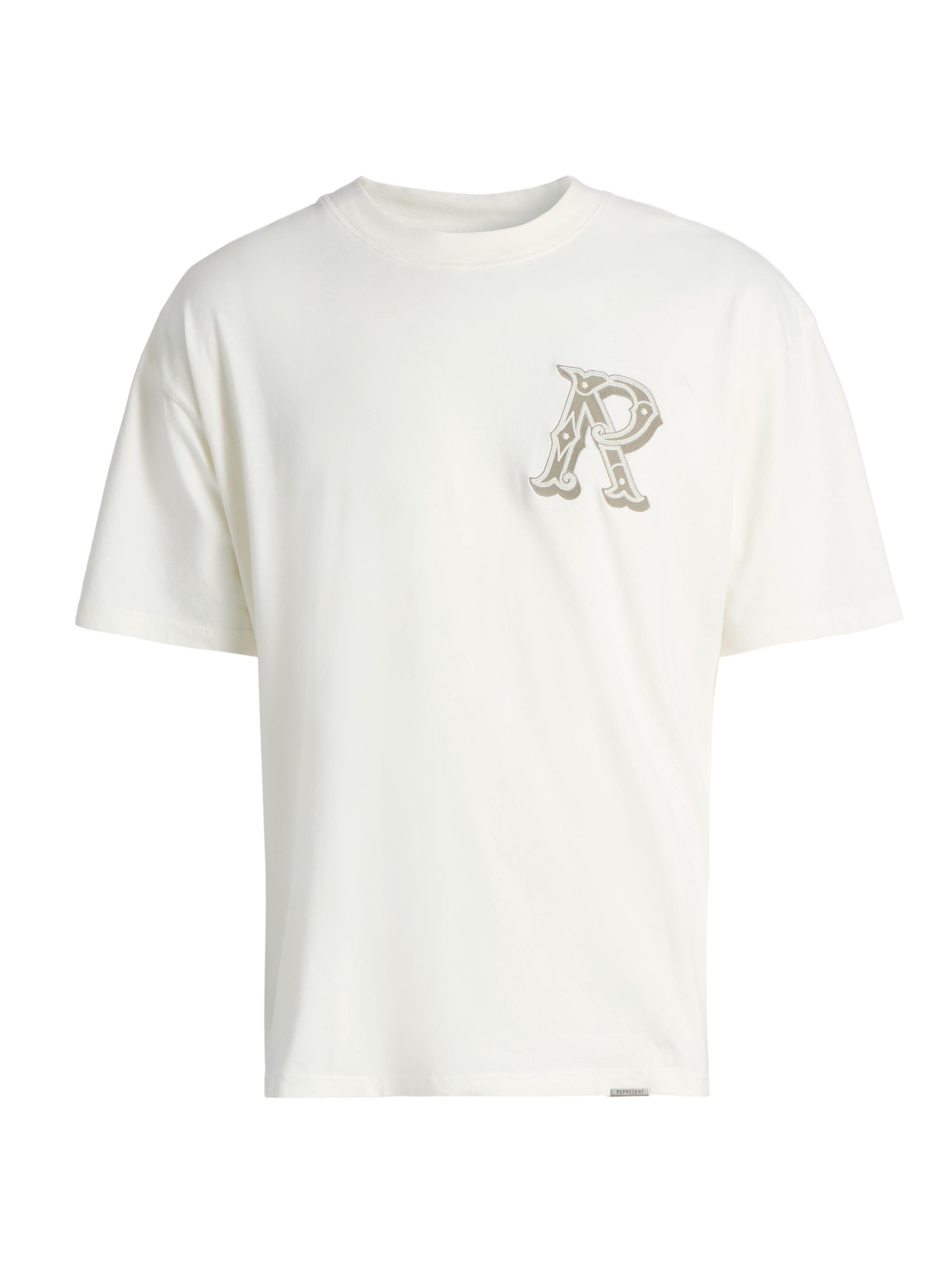 Western Initial Cotton T-Shirt