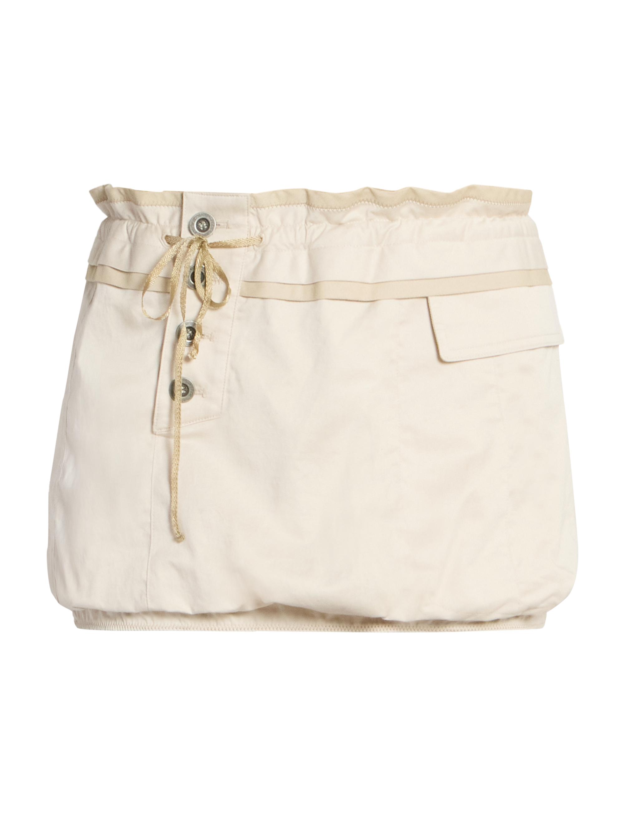 Isabel Marant Women's Jamily Stretch-Cotton Miniskirt - Ecru