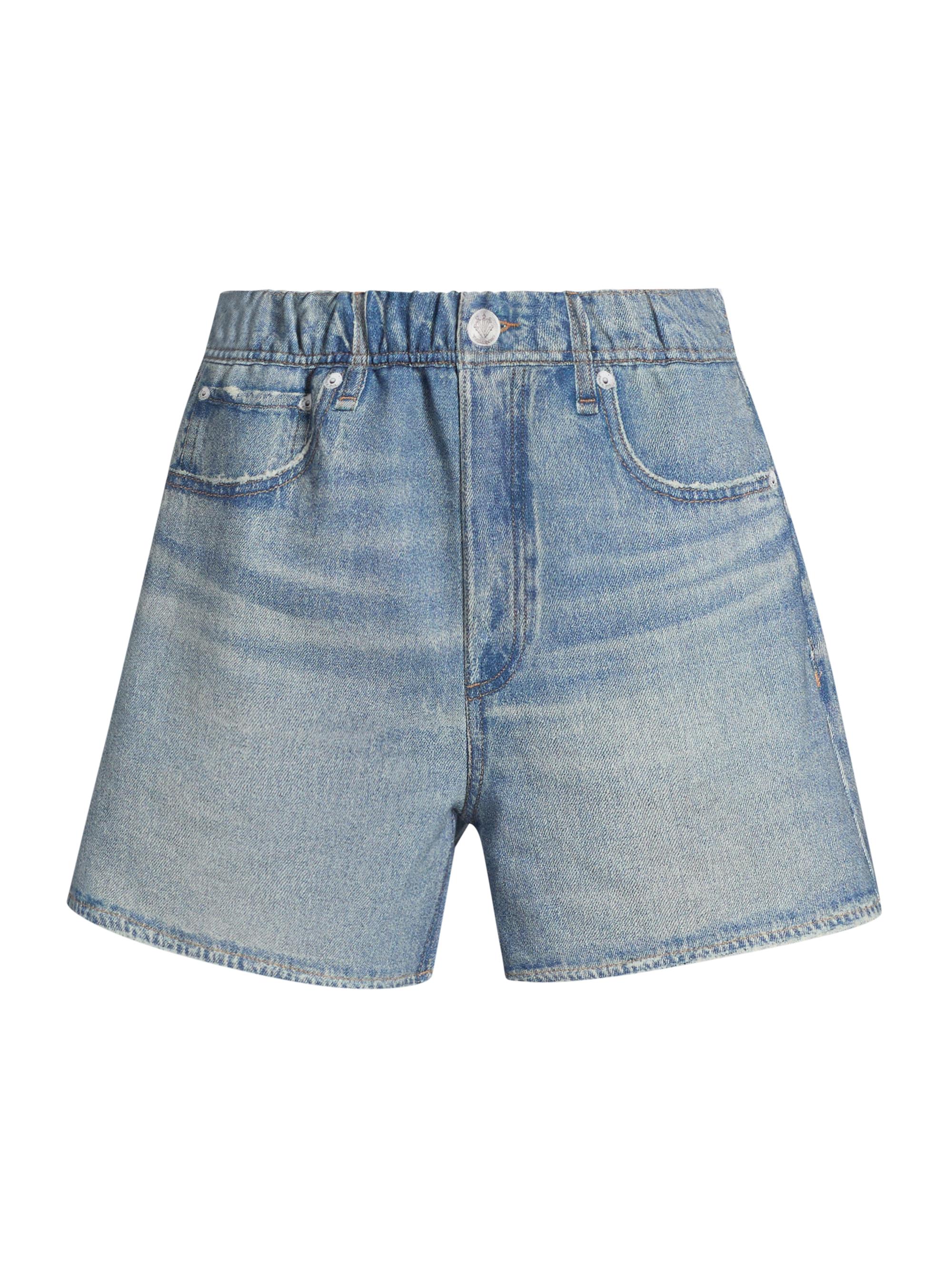 rag & bone Women's Miramar Printed Terry Walking Shorts - Saratoga