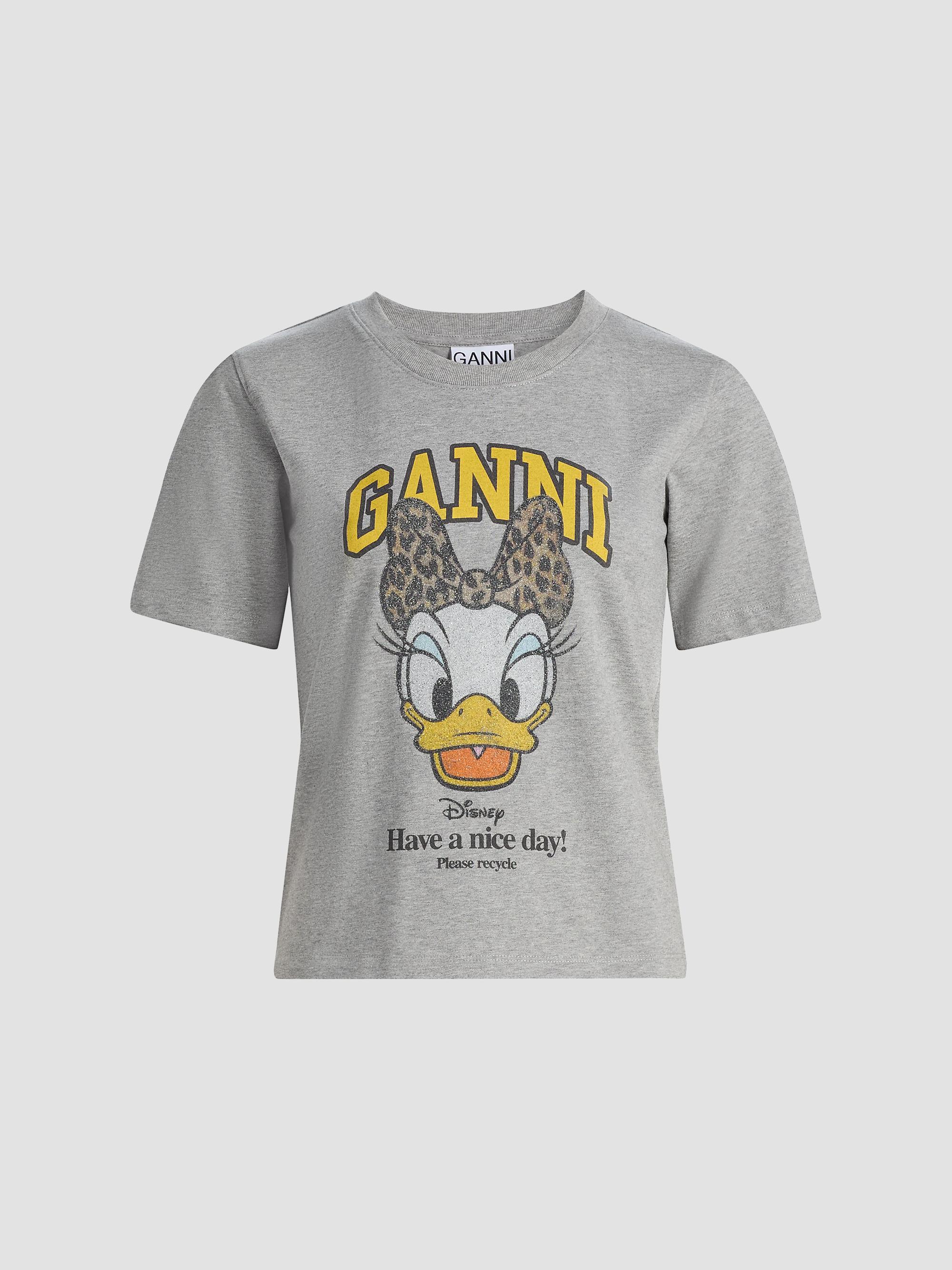 Ganni Women's Daisy Cotton Jersey T-Shirt - Paloma | Thumbnail 8