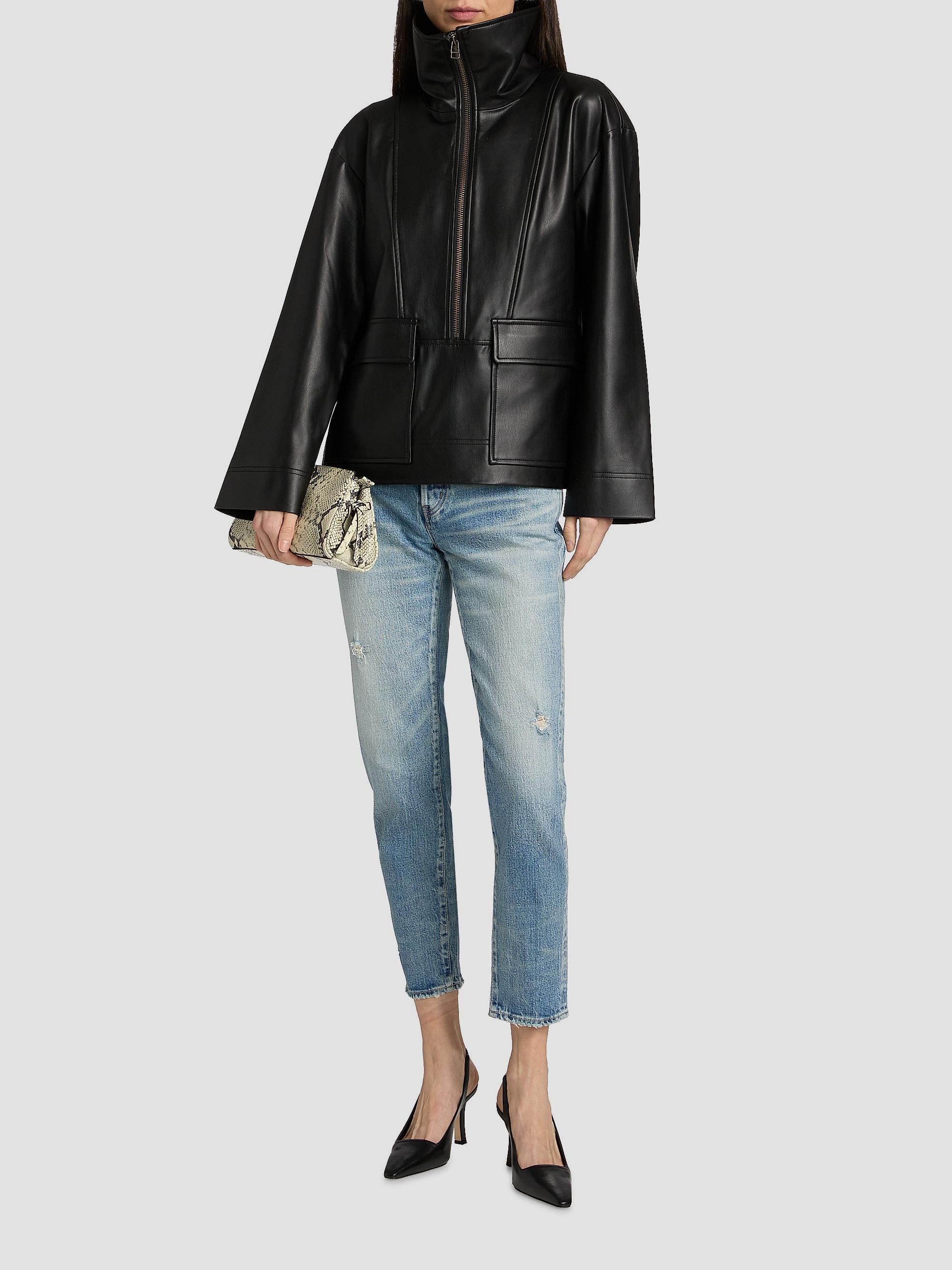 Moussy Vintage Women's Hackney Tapered Mid-Rise Jeans - Light Blue | Thumbnail 2