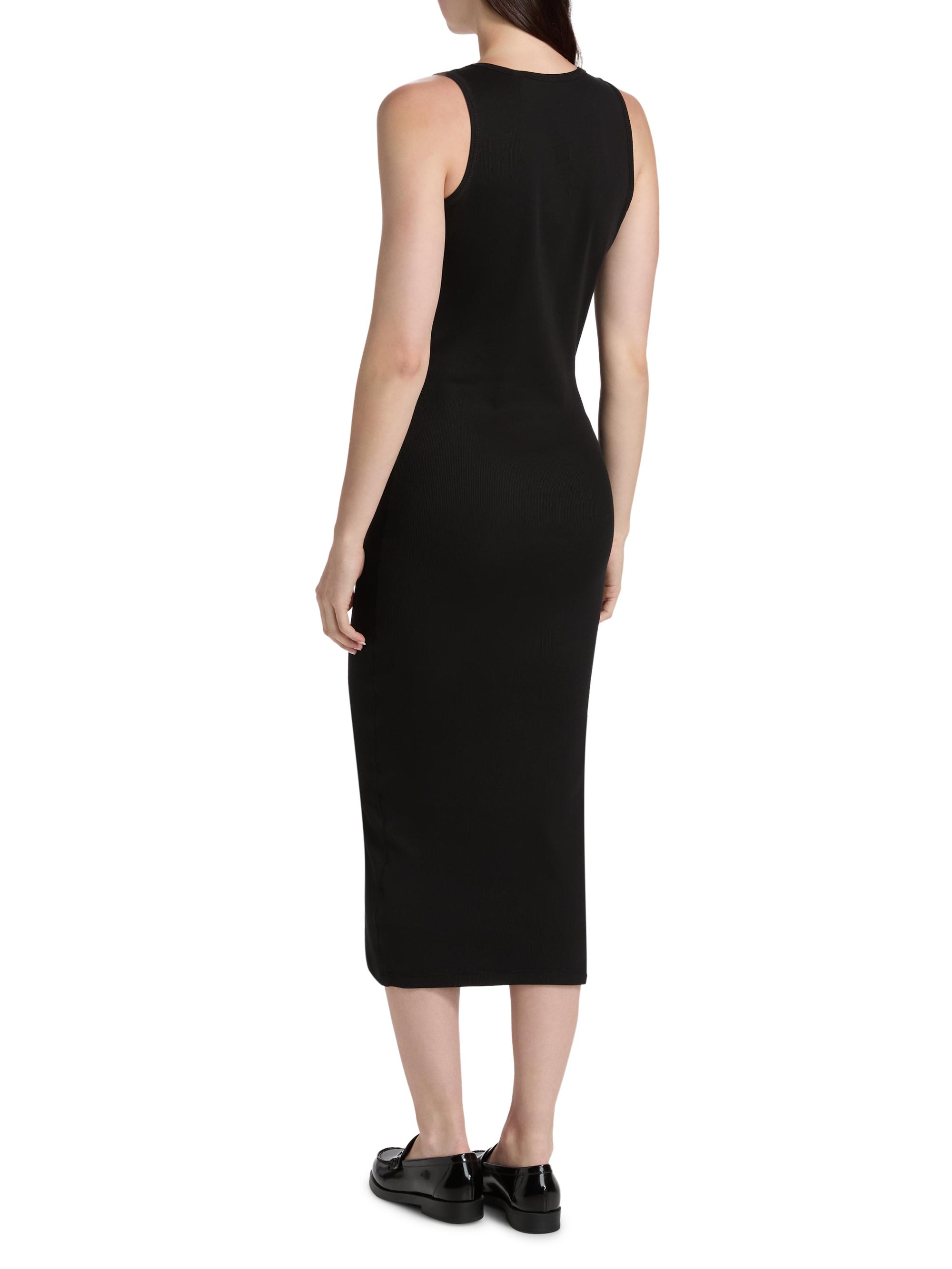 Burberry Carlotta Stretch-Cotton Midi-Dress | Saks Fifth Avenue
