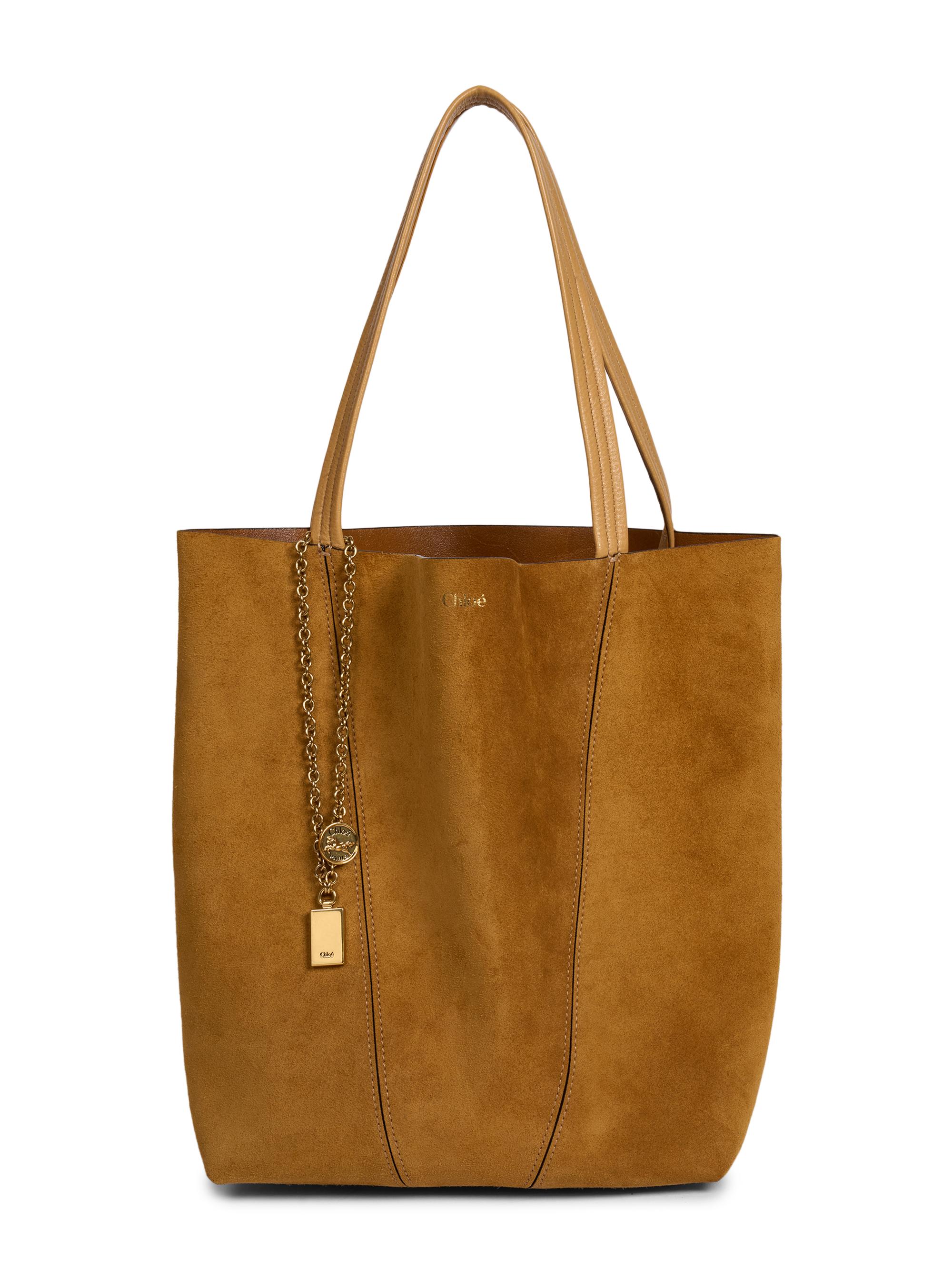 Chloé Women's Spin Suede Tote Bag - Bleached Brown