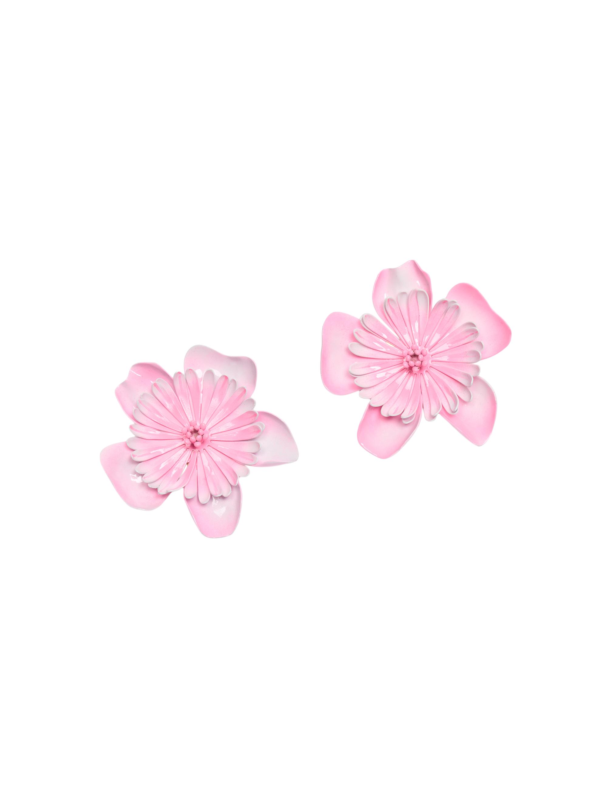 Chloé Women's Floral Stud Earrings - Fuchsia Pink