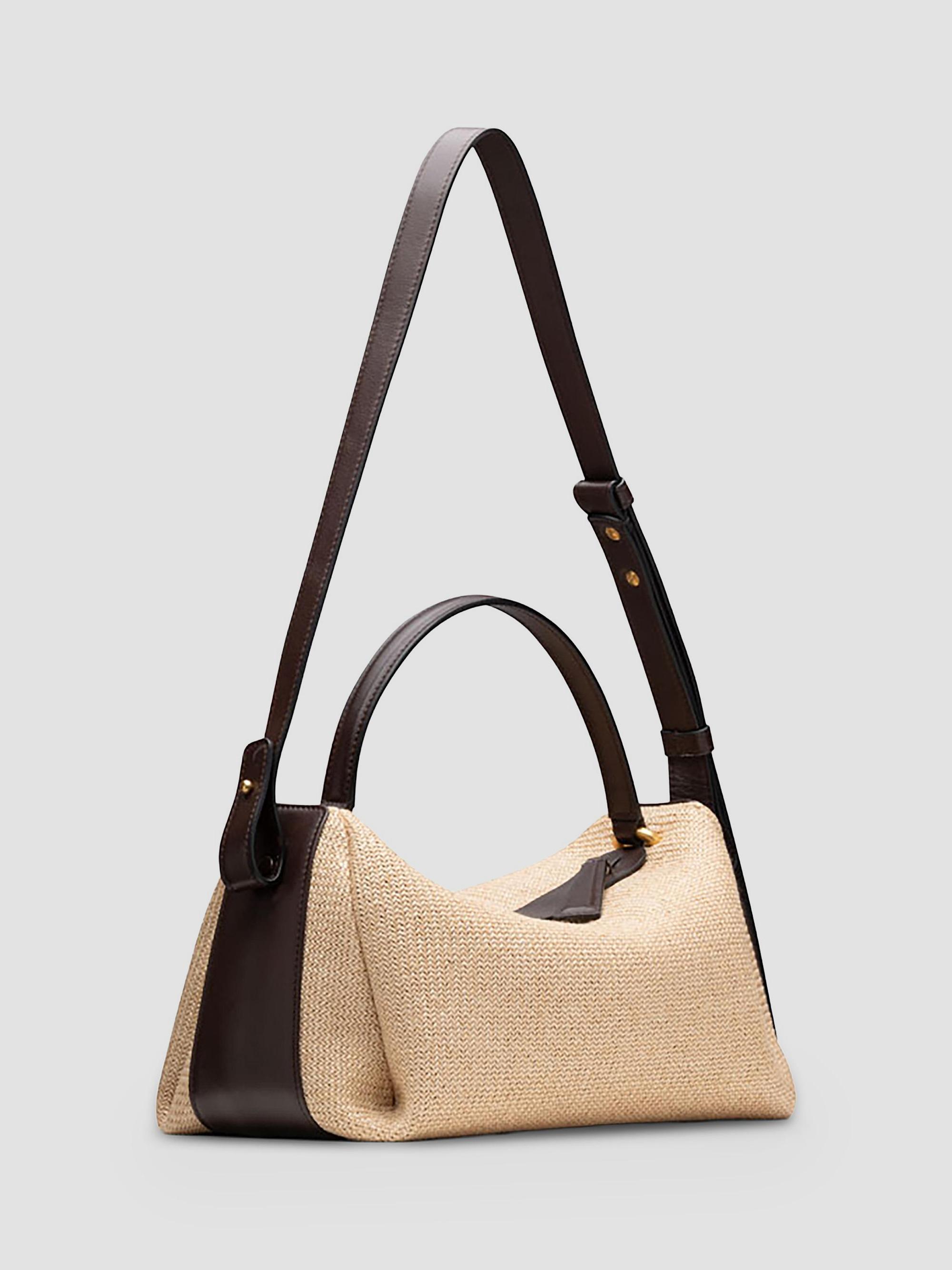 Neous Scorpius Raffia-Leather Crossbody Bag | Saks Fifth Avenue