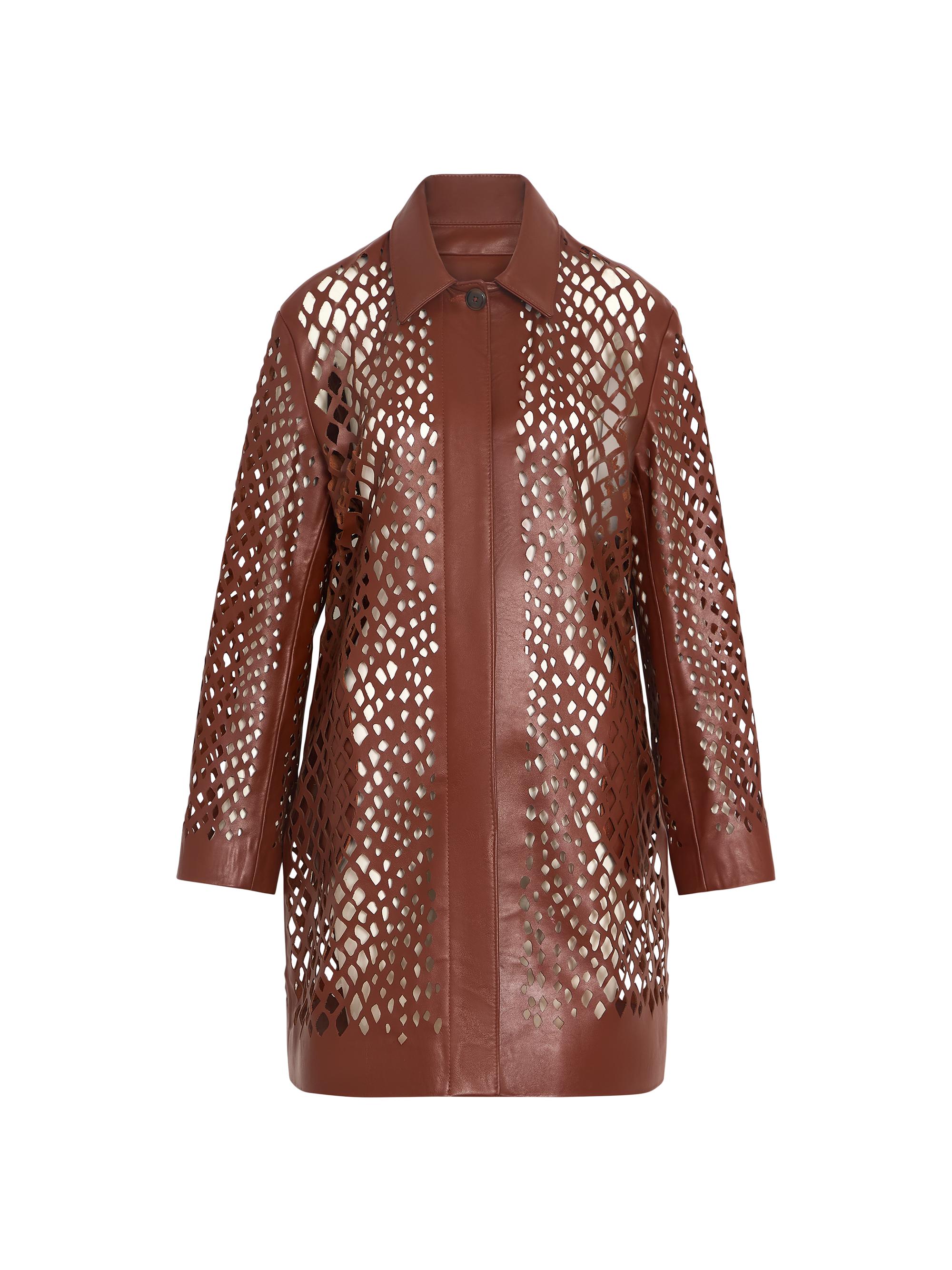 A.W.A.K.E. Mode Snap Studded Faux Leather Coat | Saks Fifth Avenue