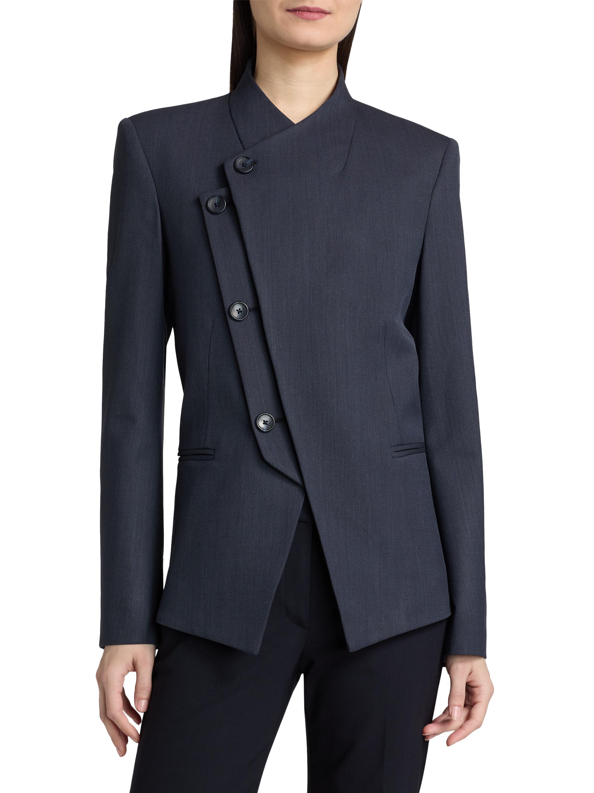 レディース Studio Doe Wool Twill Double breasted