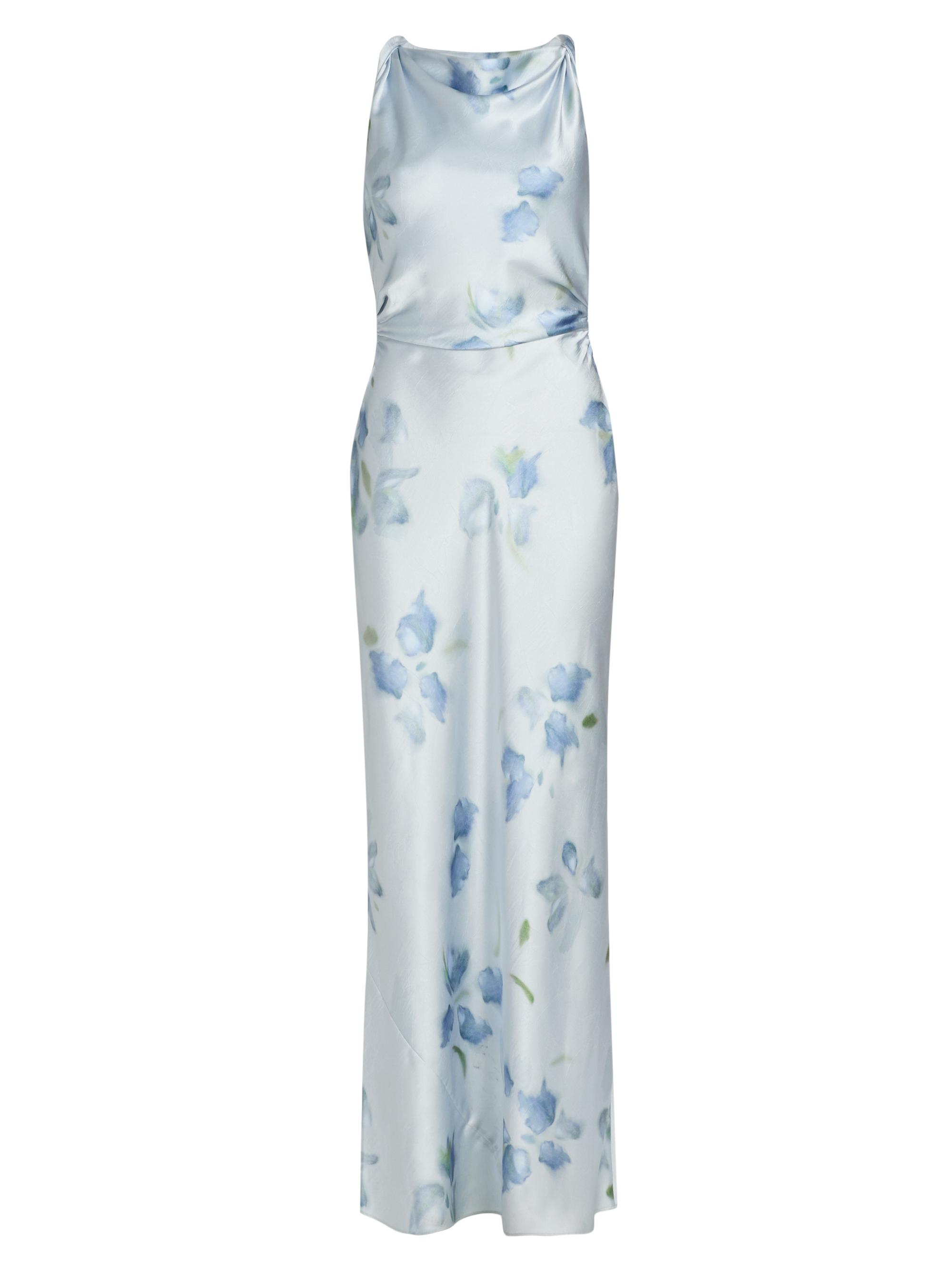 open lace back dress Vidri Cotton Cami Dress - Camellia Floral Sleeveless Midi Dress