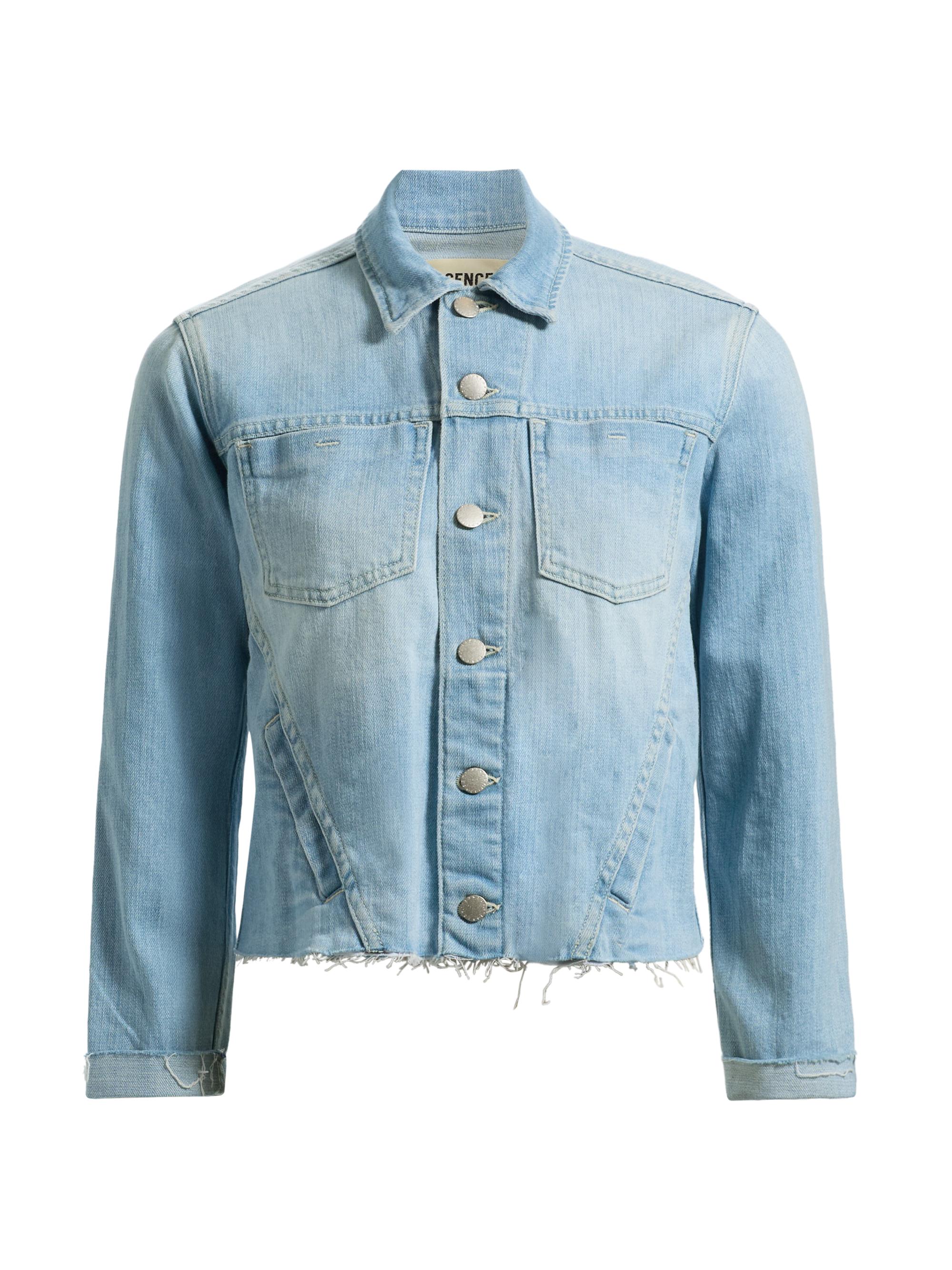 Khaite Grizzo Denim Jacket | Saks Fifth Avenue