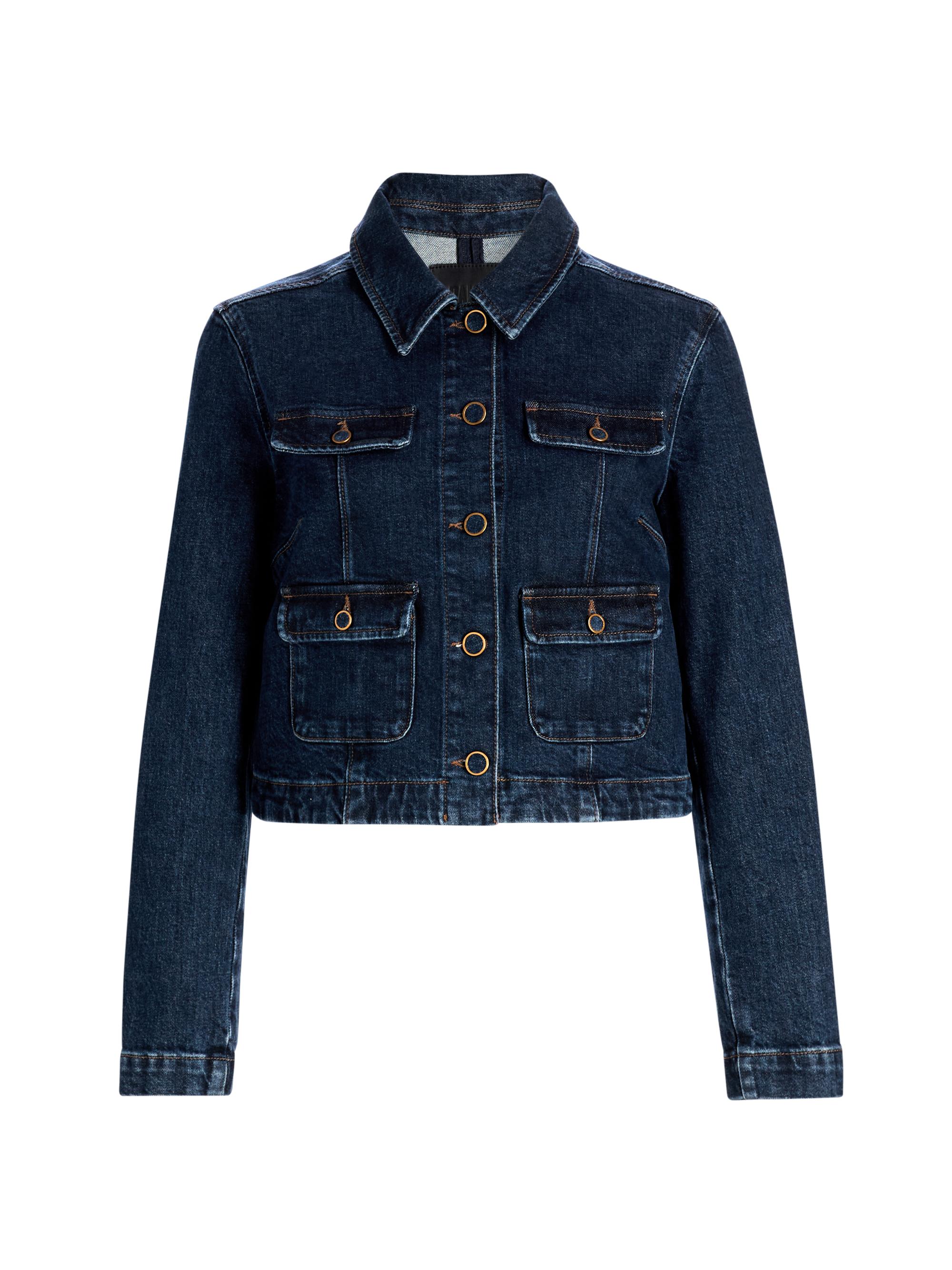 Paige Women's Lydia Utility Denim Jacket - Ballast