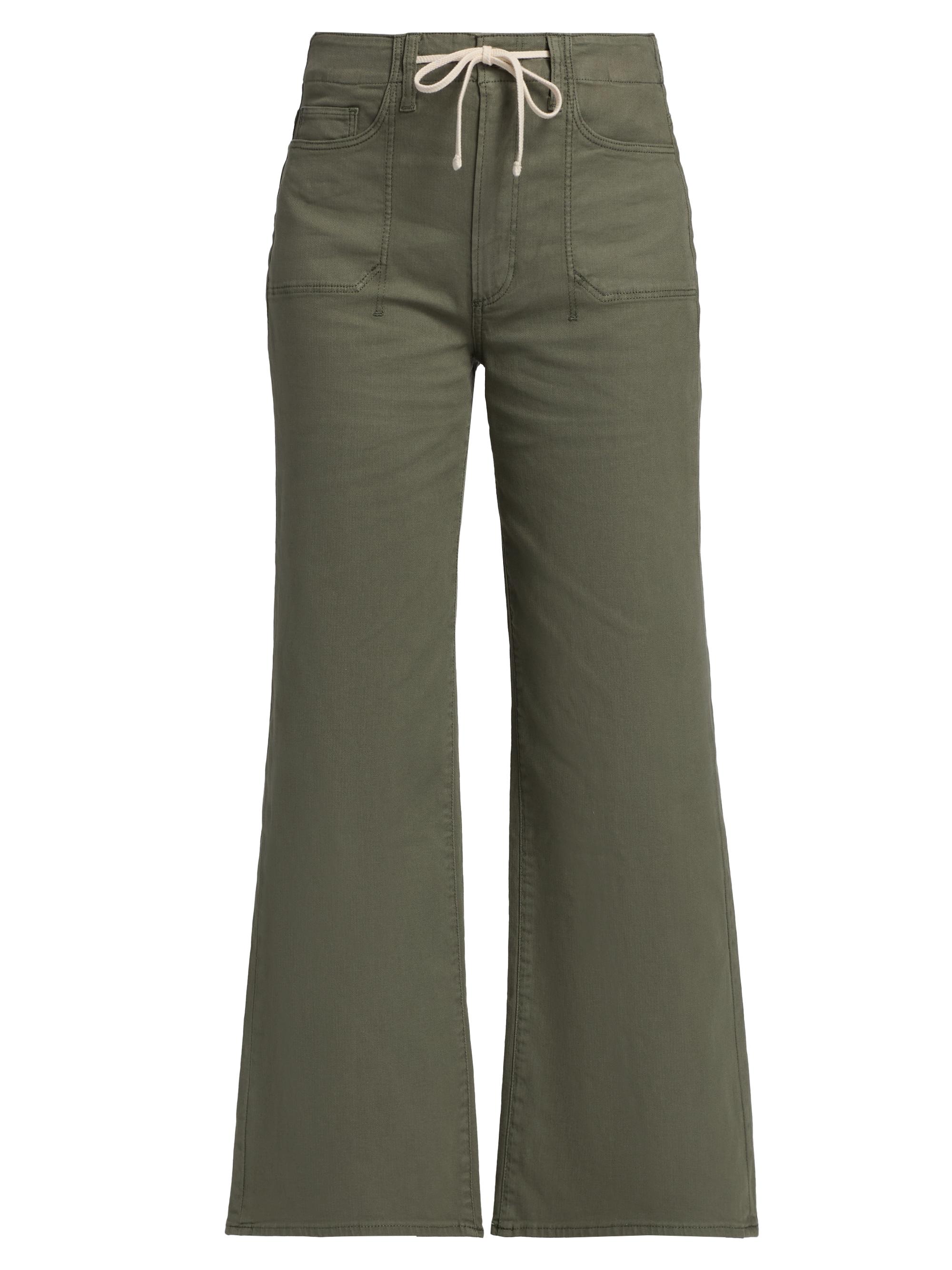 Paige Women's Ari Stretch-Cotton Drawstring Pants - Vintage Ivy Green