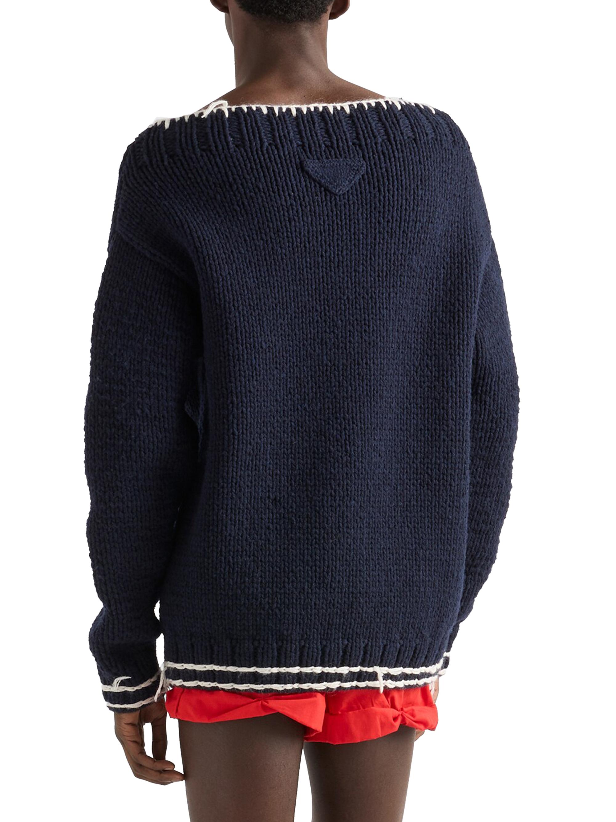 PRADA ボートネックニット Prada Wool Boat-Neck Sweater | Saks Fifth Avenue