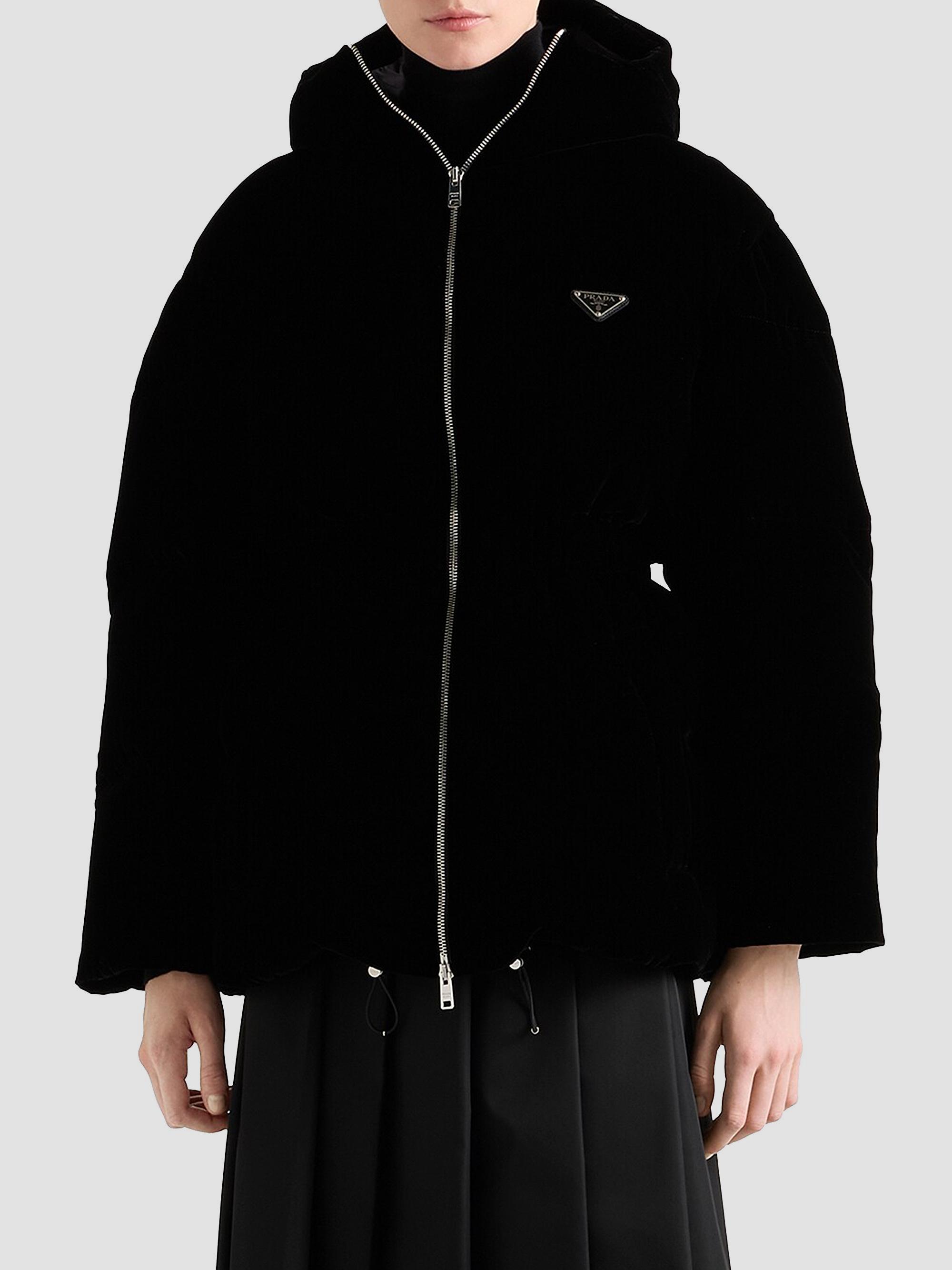 Prada Velvet Down Jacket | Saks Fifth Avenue