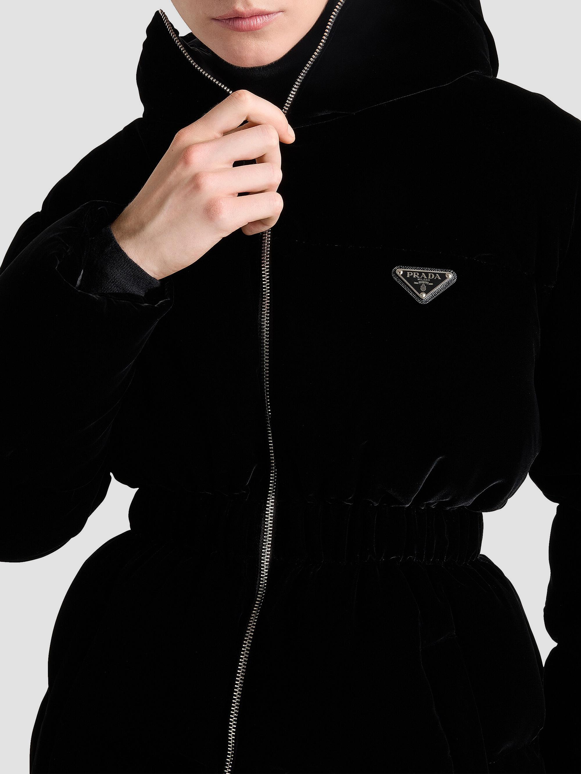 Prada Velvet Down Jacket | Saks Fifth Avenue