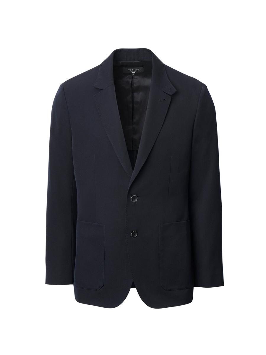 Rag & Bone Men's Vincent Wool Gabardine Blazer In Blue