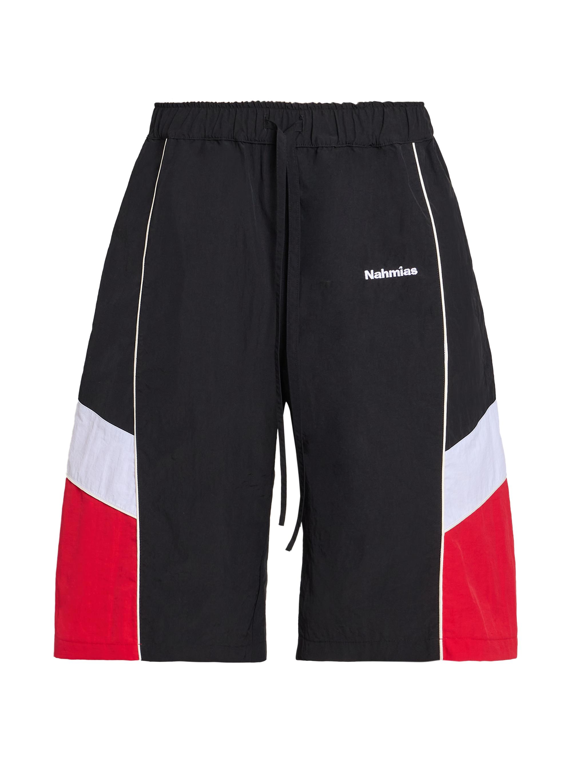 Nahmias Men's Daydreaming Warm-Up Shorts - Black Light Weight Technical