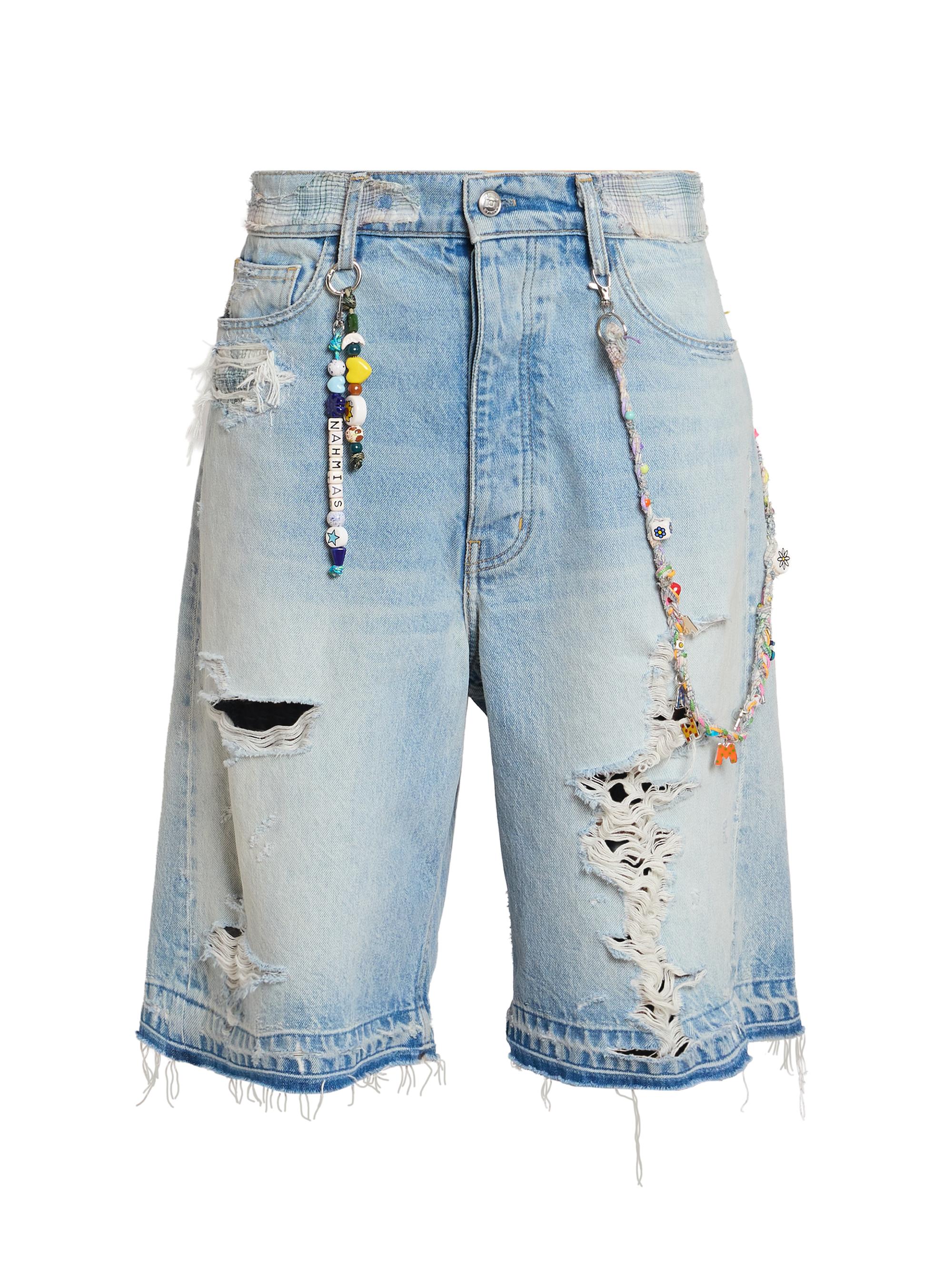 Nahmias Men's Daydreaming Venice Denim Shorts - Light Indigo Denim