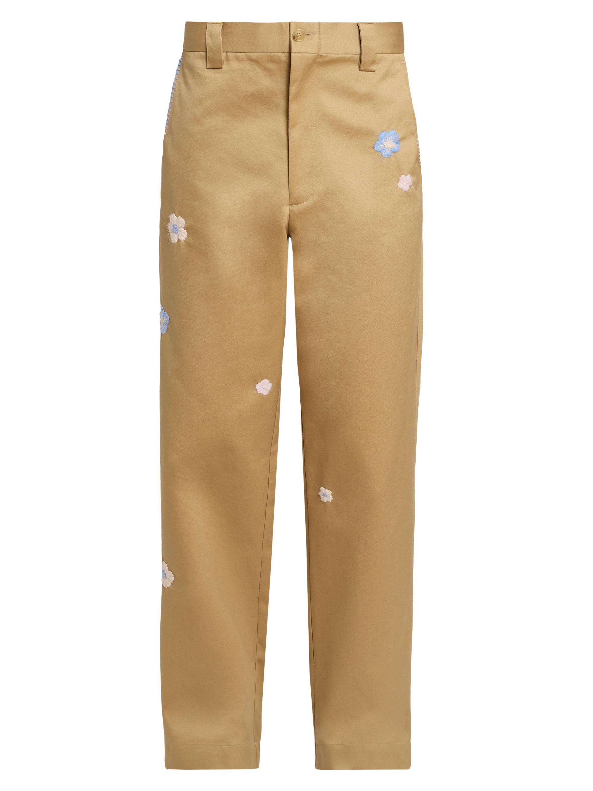 Nahmias Men's Daydreaming Flower Worker Pants - Sand Twill