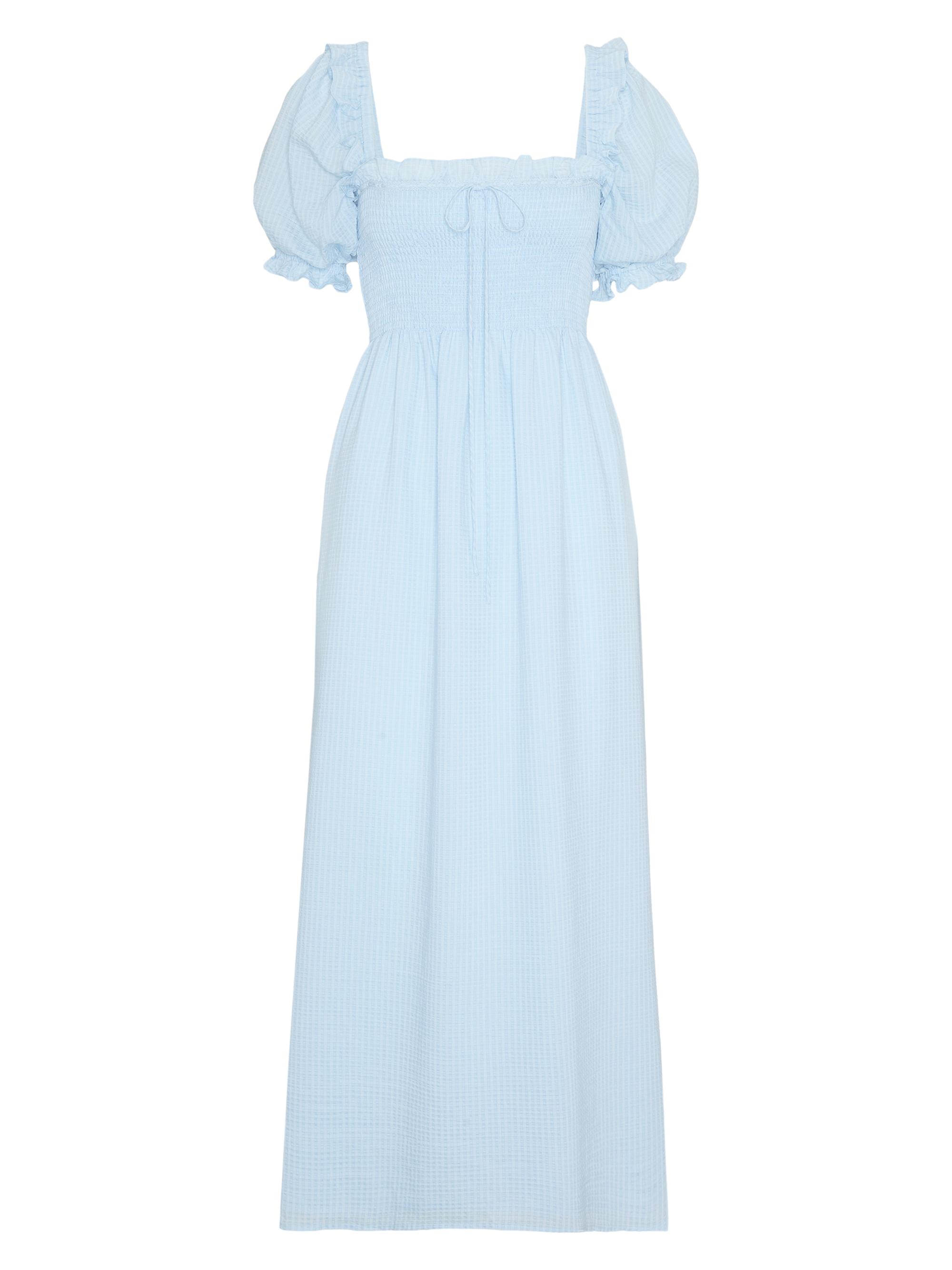 Hill House Home Women's The Scarlett Midi Nap Dress - Pale Blue