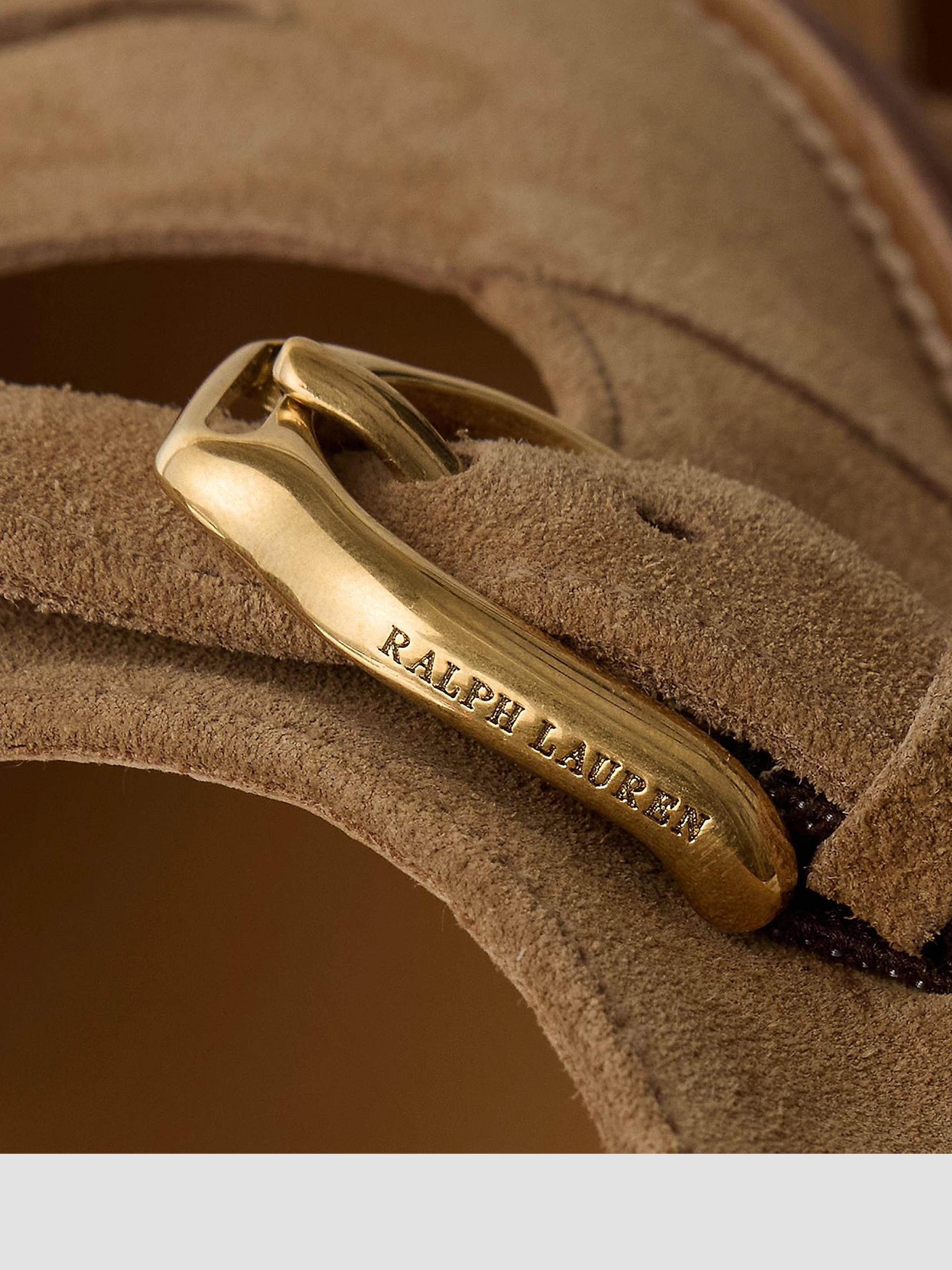 美品 Ralph Lauren Purple Label 伊製 シューズ　9.5 Ralph Lauren Purple Label Suede Fisherman Sandals | Saks Fifth Avenue