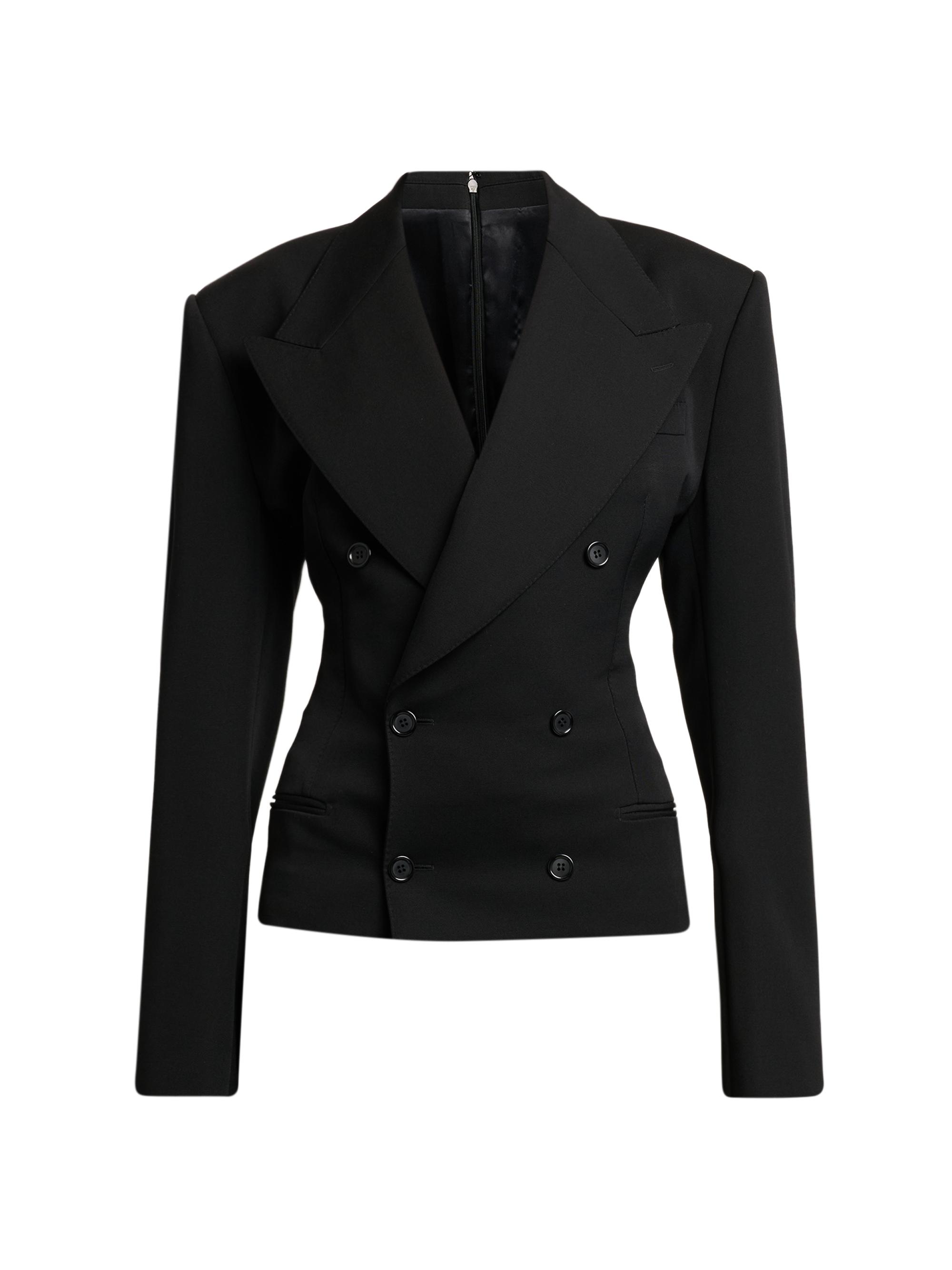 Dolce & Gabbana Women's Wool Double-Breasted Blazer - Nero