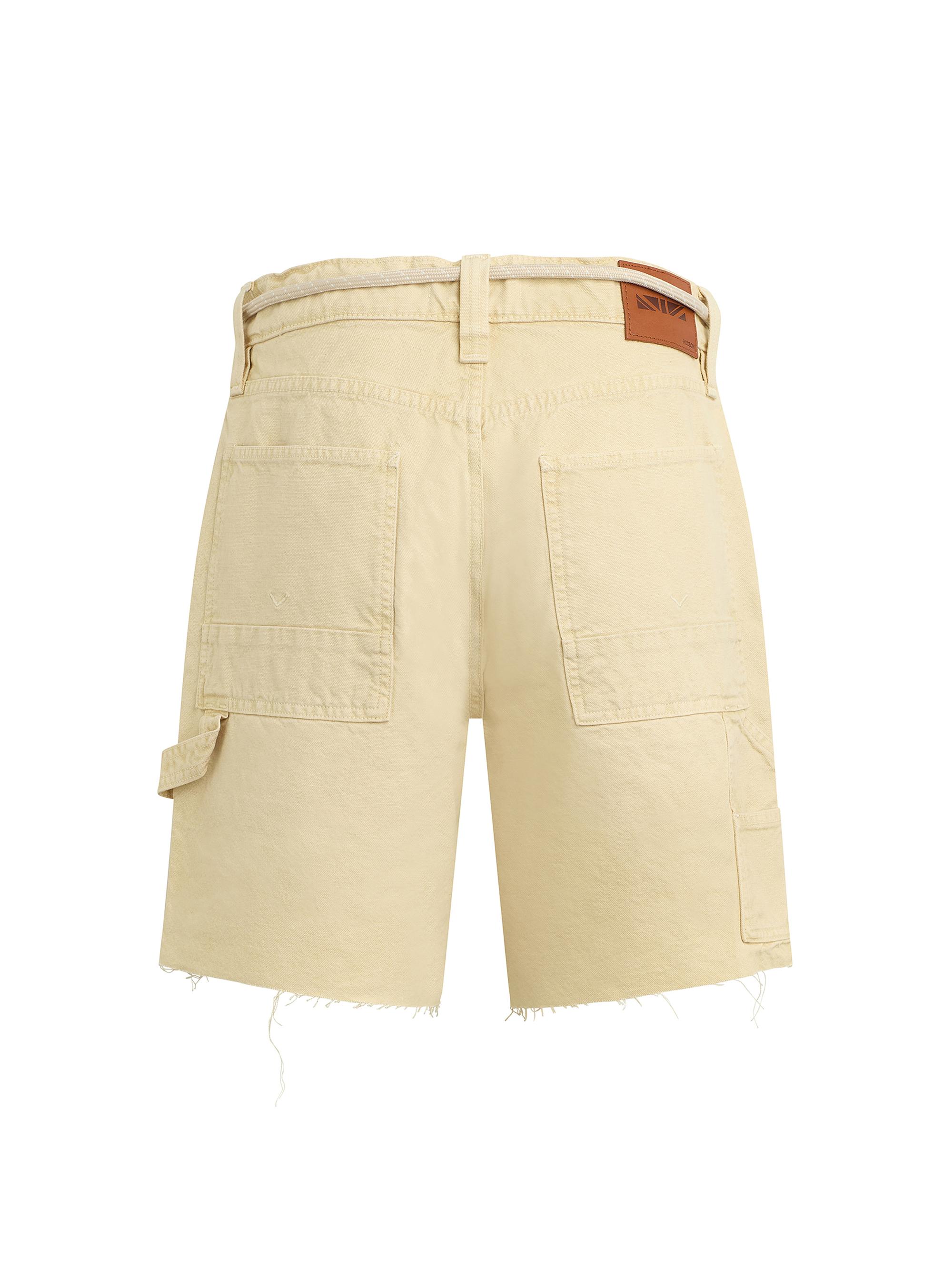 Hudson Jeans Men's Carpenter Cotton Shorts - Dusty Sand | Thumbnail 2