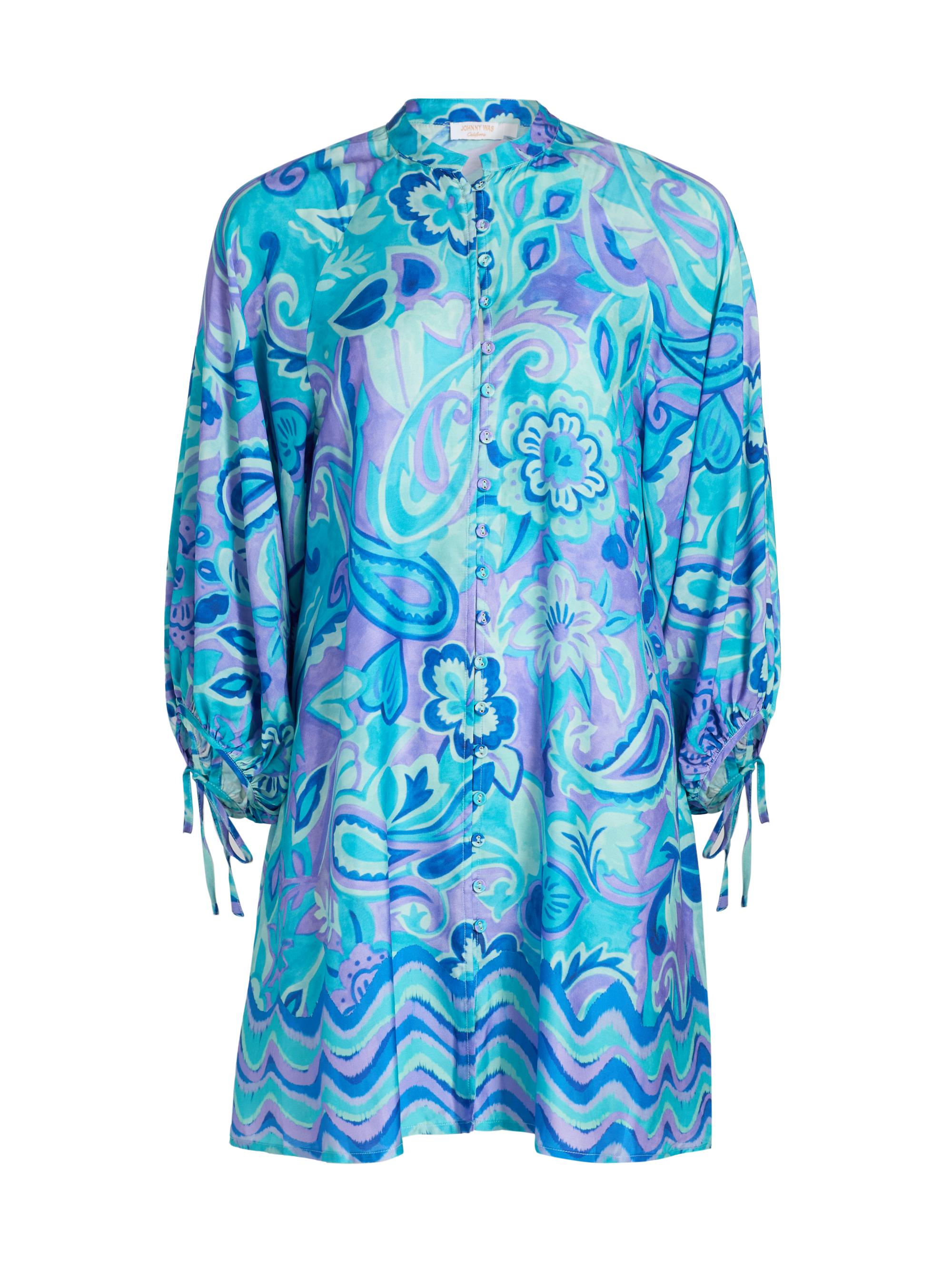 Johnny Was Women's Mulla Floral-Paisley Minidress - Mulla