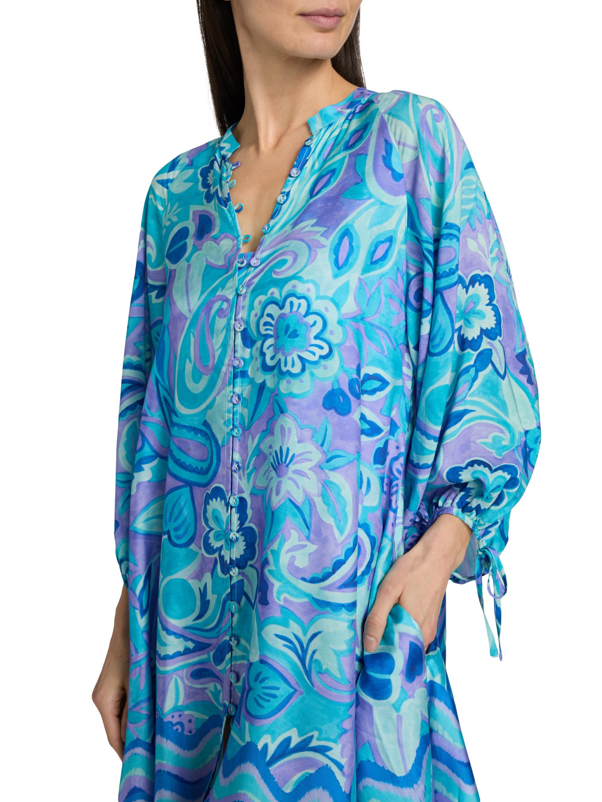 Johnny Was Women's Mulla Floral-Paisley Minidress - Mulla | Thumbnail 5