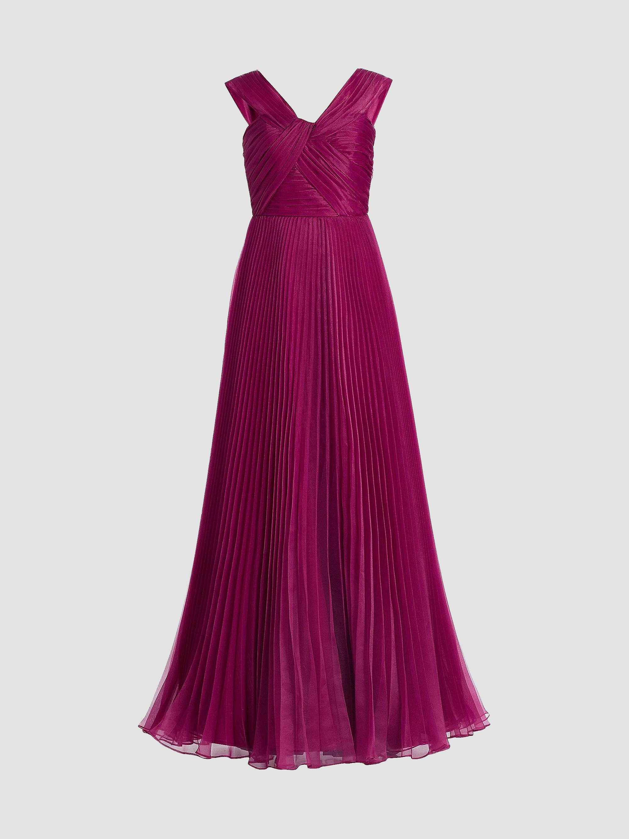 saks fifth avenue purple dress Women's Purple Designer Evening Gowns