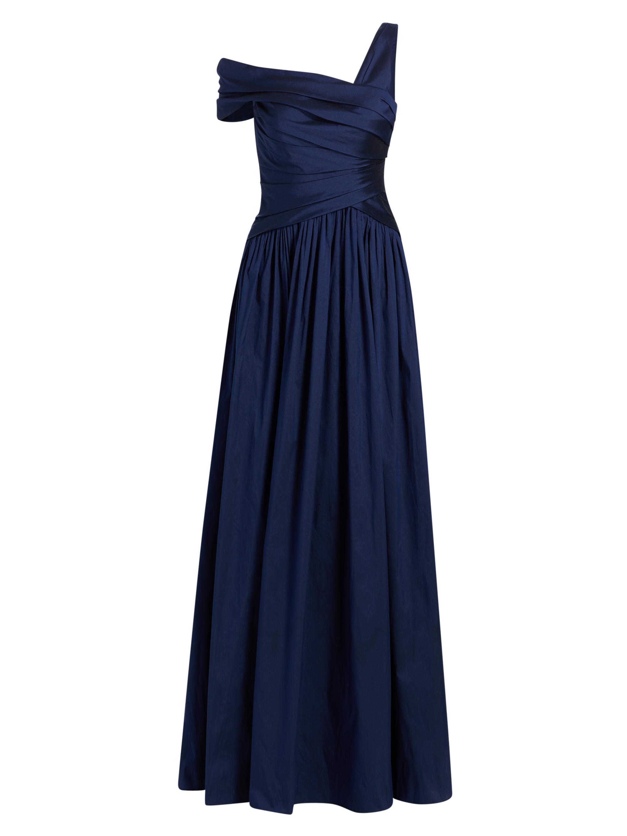 delphine one shoulder asymmetric maxi dress Women's Delphine One Shoulder Midi Dress Baby Blue S/M/L/Customize MEAN BLVD Baby Blue / M