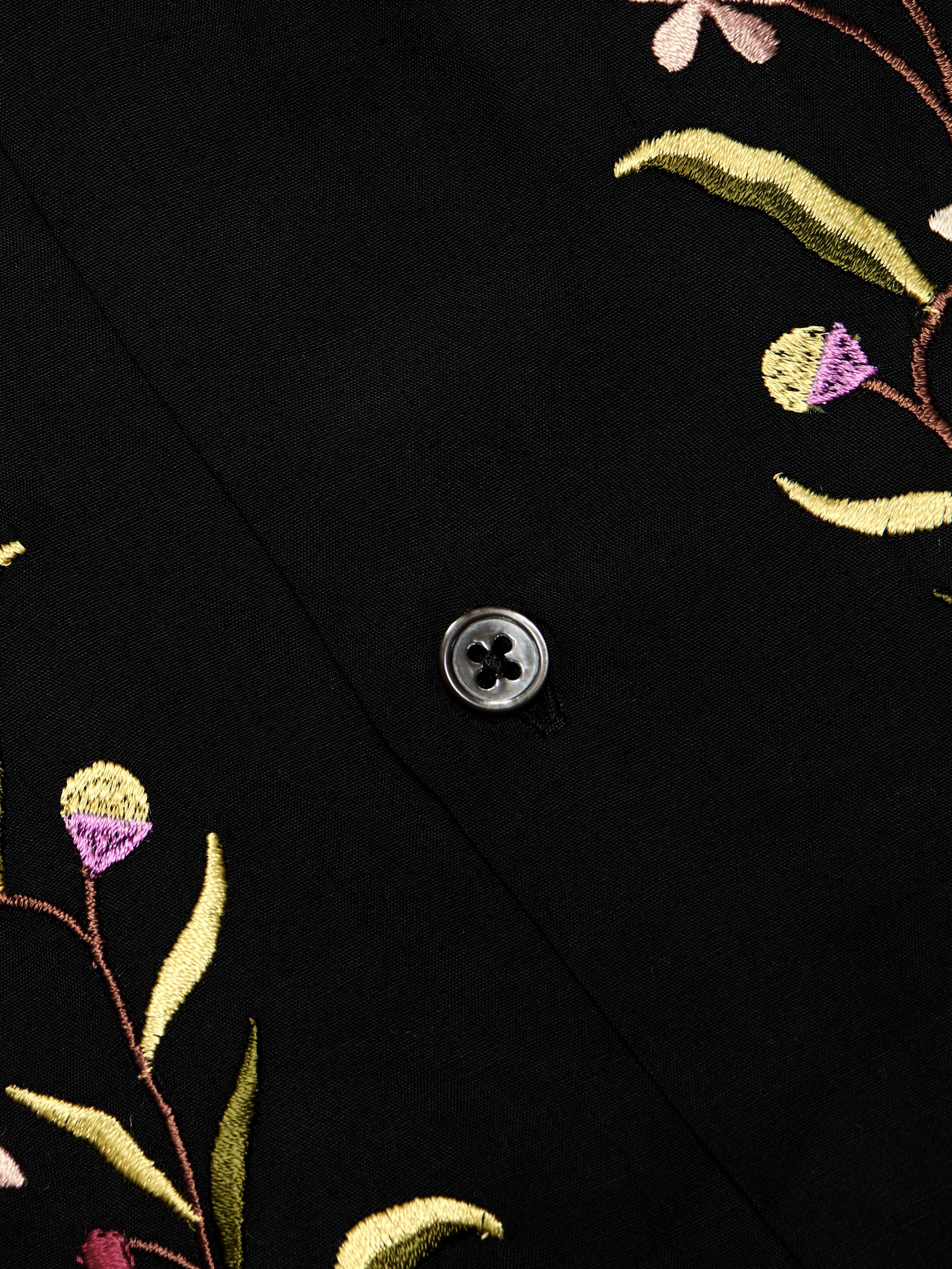 Camilla Embroidered Short-Sleeve Camp Collar Shirt | Saks Fifth Avenue