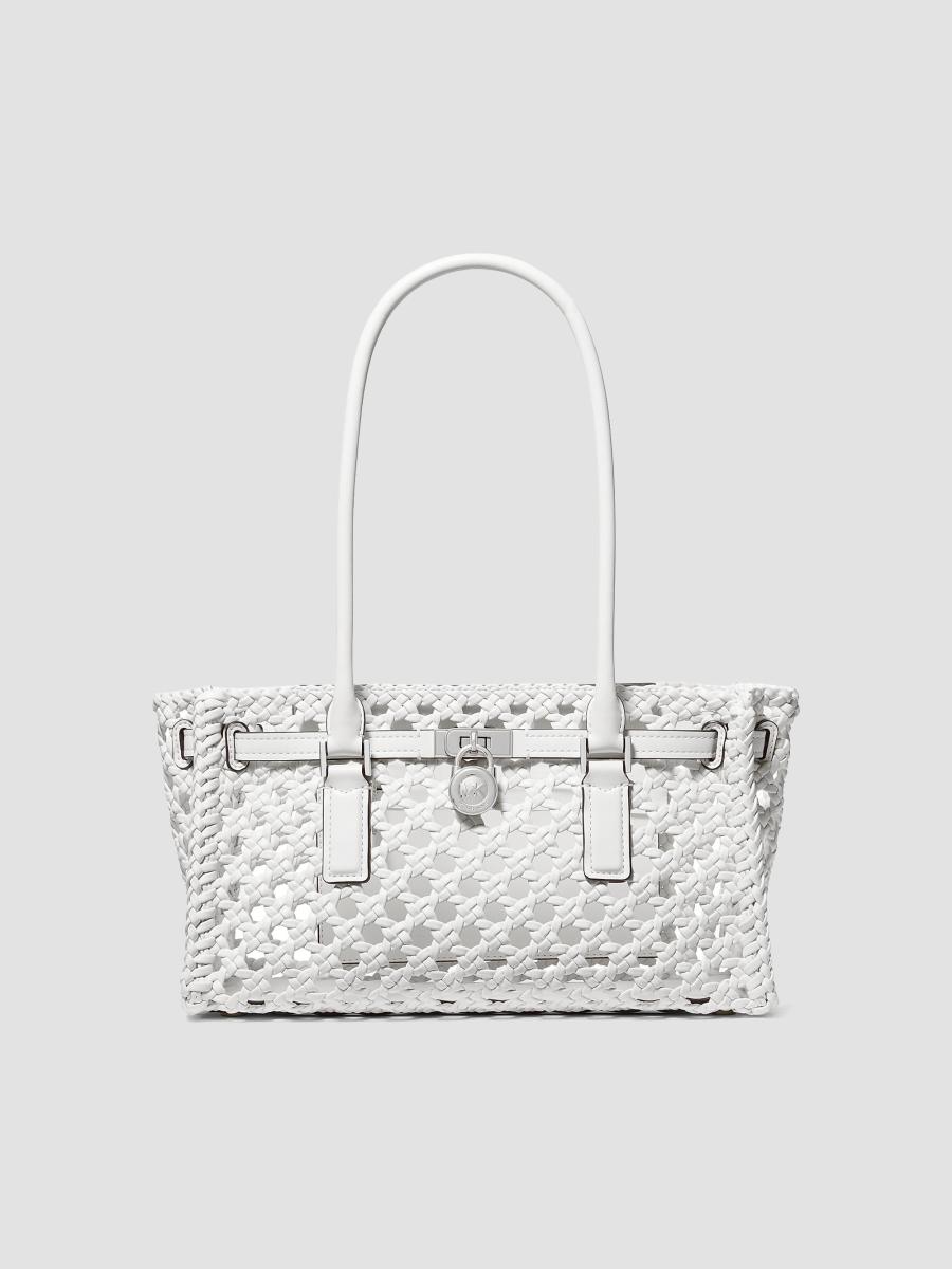 MICHAEL Michael Kors Hamilton Small Woven Tote Bag | Saks Fifth Avenue