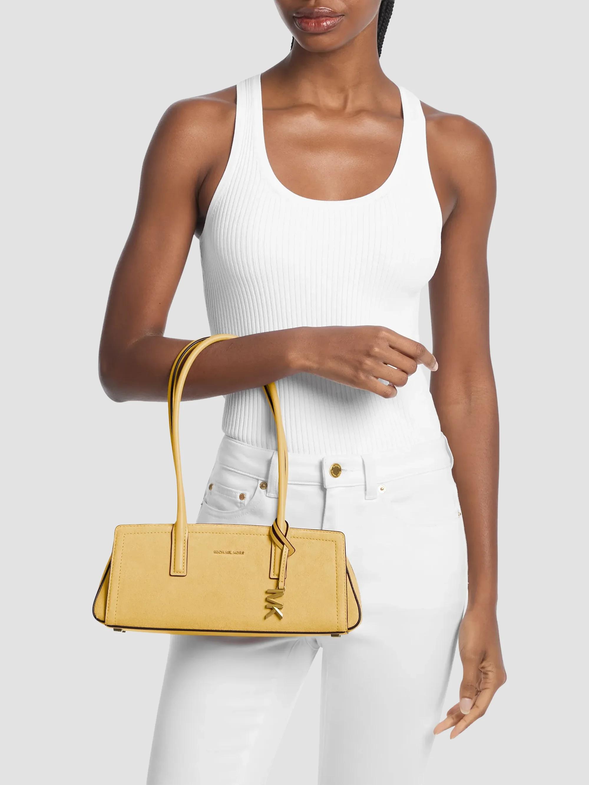 MICHAEL Michael Kors Laila Small Suede Shoulder Tote Bag | Saks