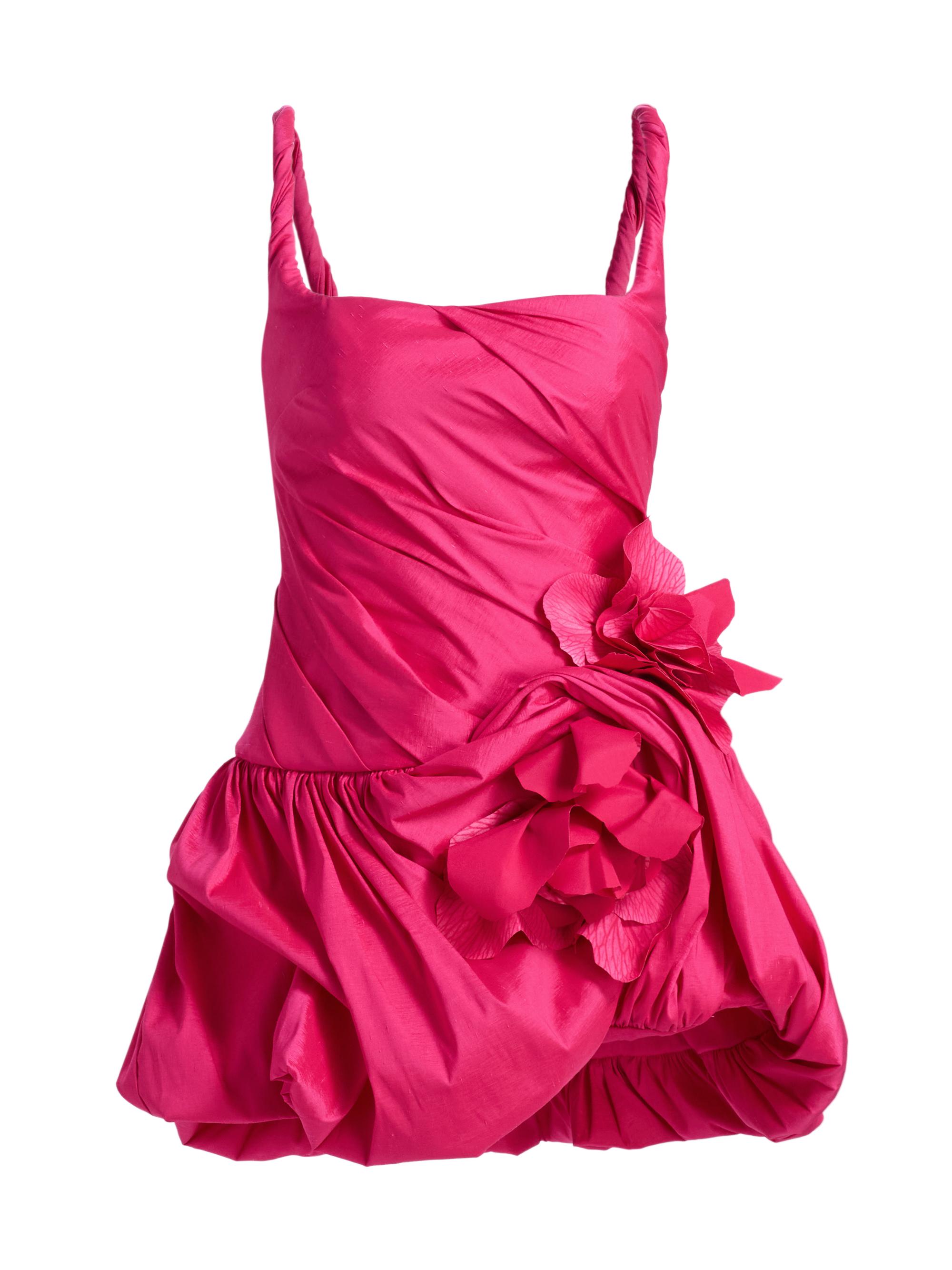 Acler Women's Maxey 3D Floral Bubble Minidress - Magenta